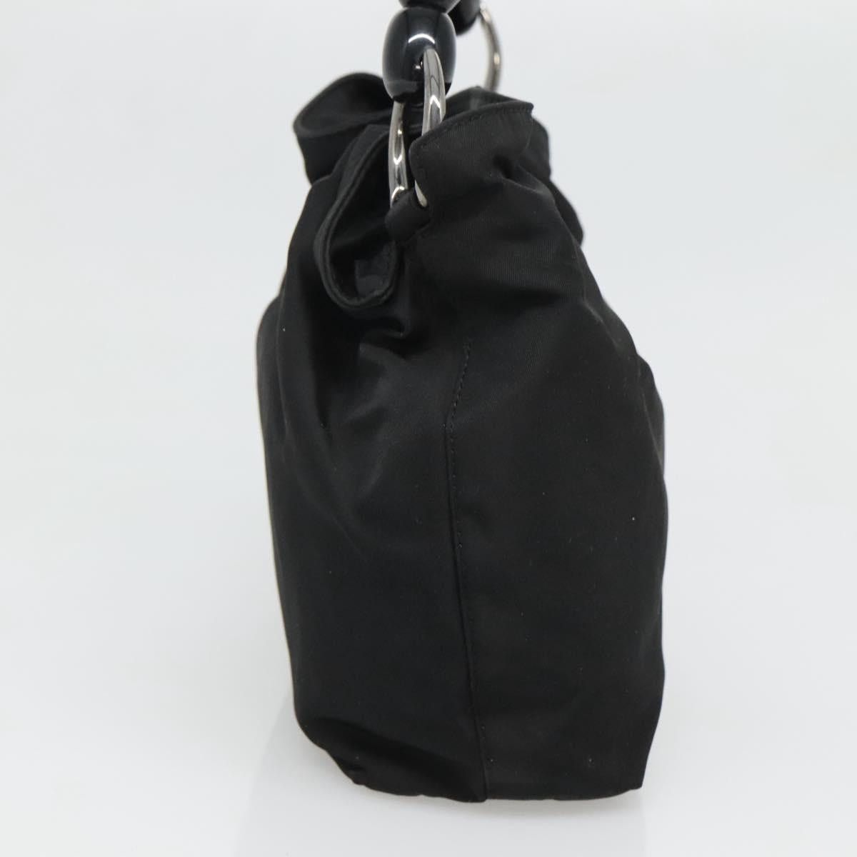 Dior DIOR Maris Pearl Hand Bag Nylon Black Silver Size ONE SIZE - 4 Thumbnail
