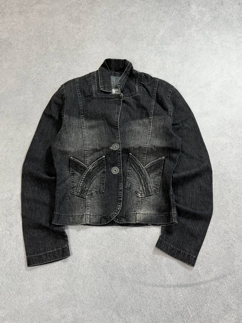 Japanese Brand Vintage 90s Denim Trucker Japan Style Archive Retro Jacket Size US XS / EU 42 / 0 - 3 Thumbnail