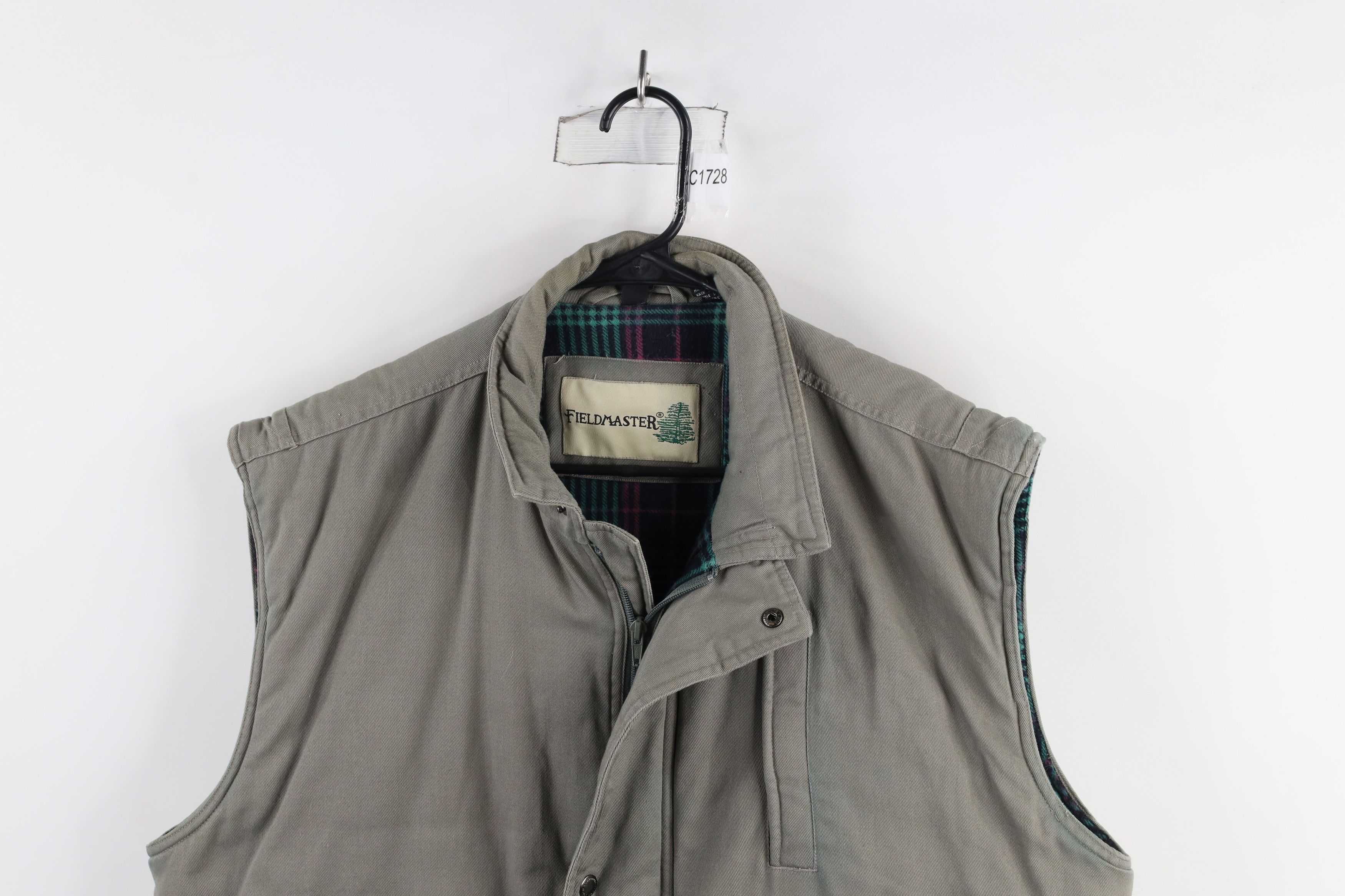 Vintage Vintage 90s Streetwear Flannel Lined Puffer Vest Jacket Size US L / EU 52-54 / 3 - 2 Thumbnail