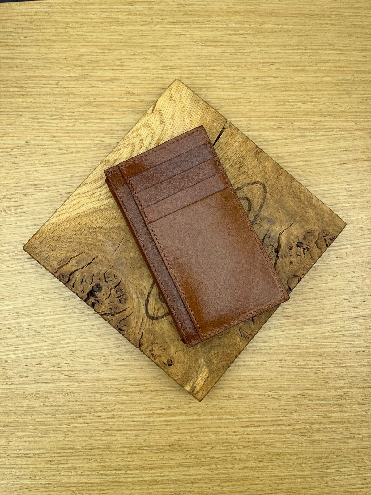 Vivienne Westwood o1f1d3z0825 Size: OS / Leather Long Card Holder in Tan Size ONE SIZE - 2 Thumbnail