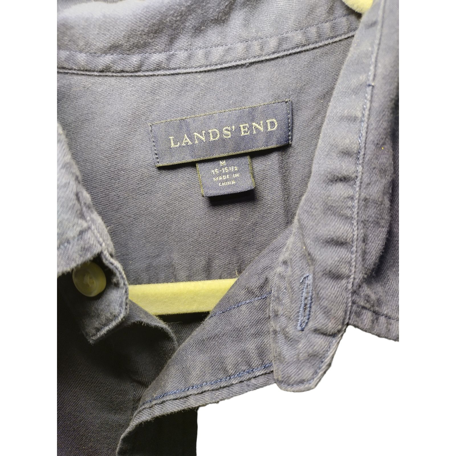 Lands' End Lands' End Men Shirt Button Down Long Sleeves Neck 15-15.5 Size US M / EU 48-50 / 2 - 7 Thumbnail