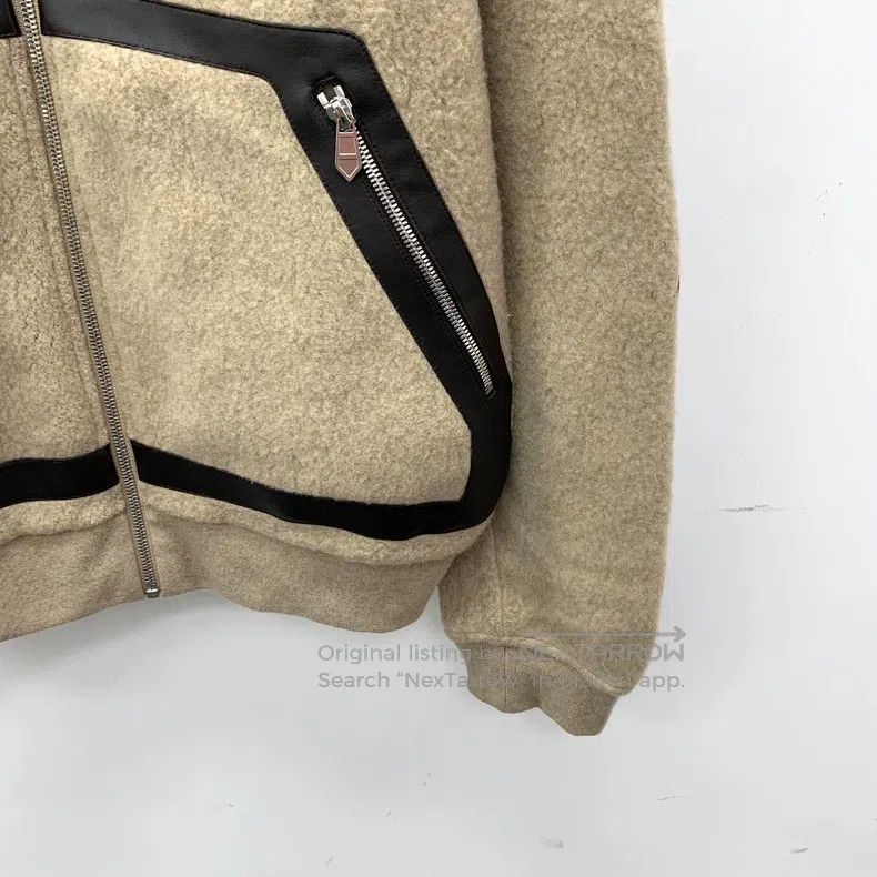 Hermes Hermes Brown Wool Hooded Drawstring Zip-Up Long Sleeve Jac Size L / US 10 / IT 46 - 4 Thumbnail