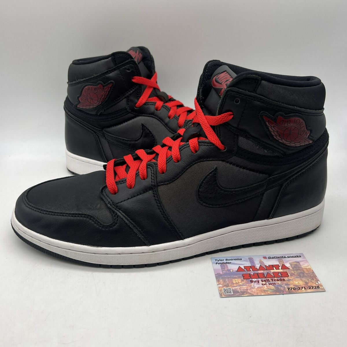 Air Jordan 1 high black gym red
