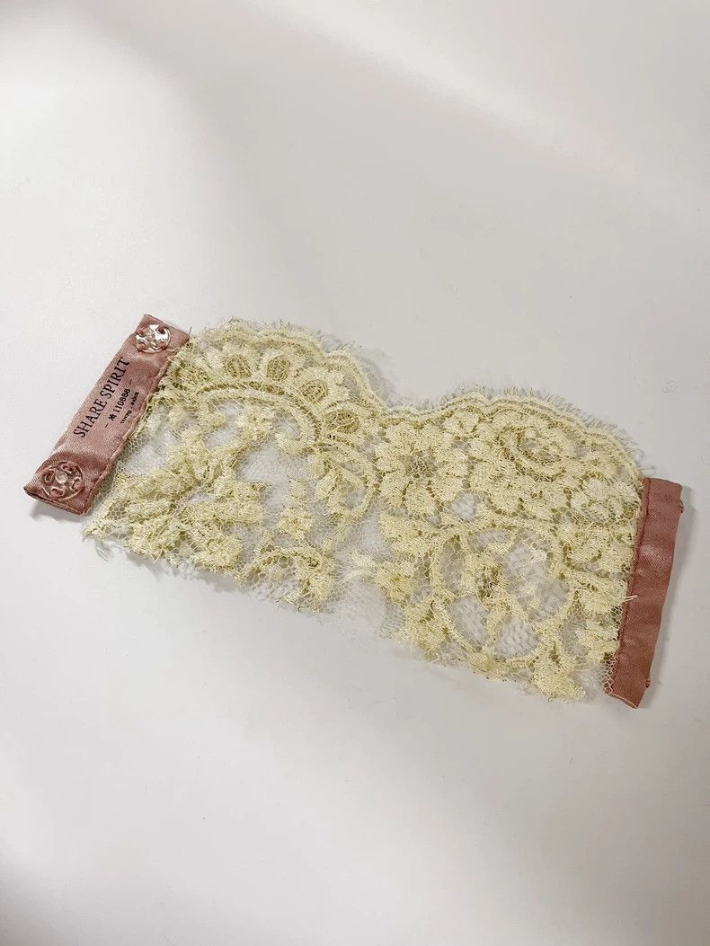 Chanel Lace Beaded Cuff Bracelet Decorative Accessory Size ONE SIZE - 5 Thumbnail