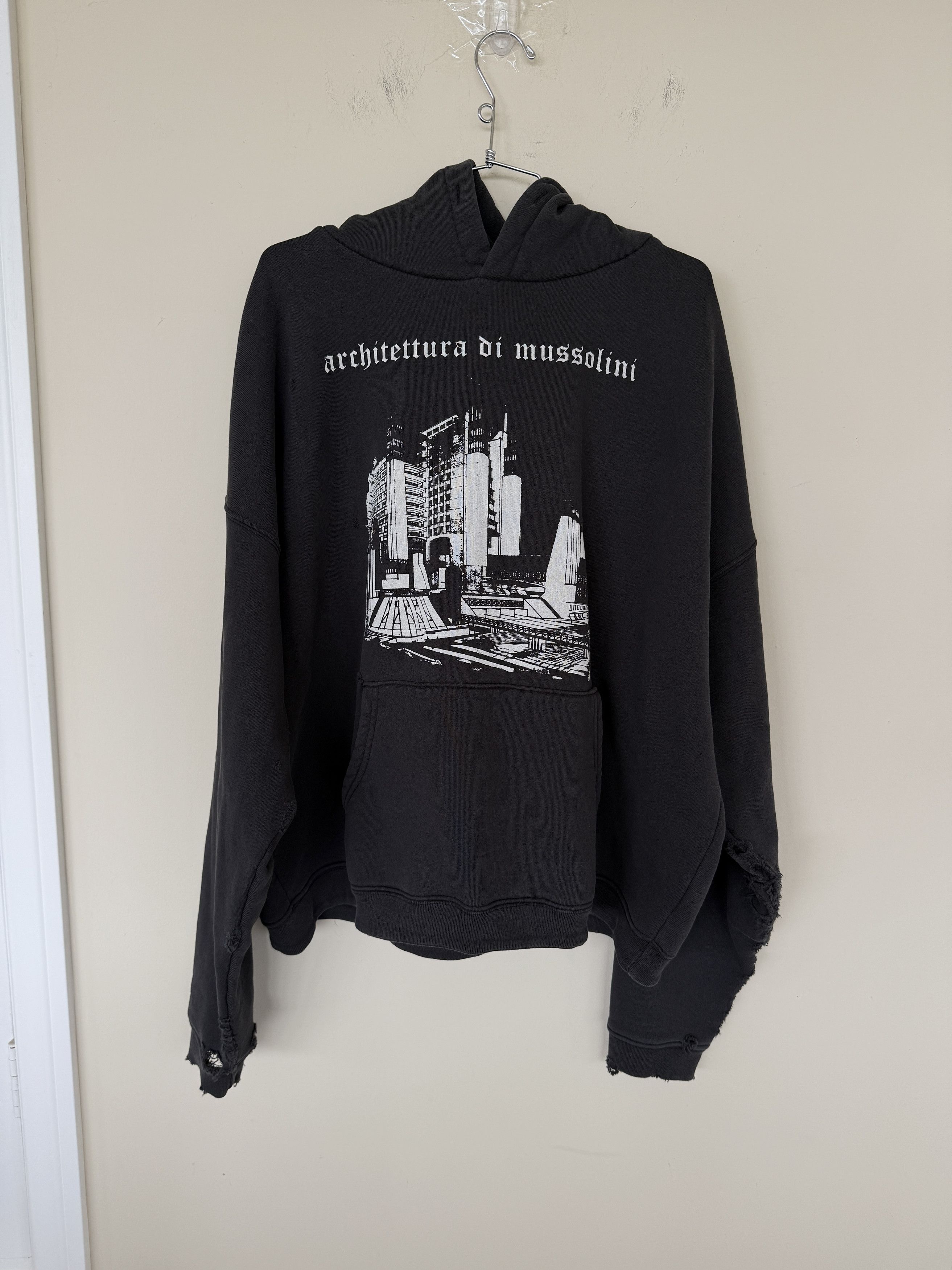 Enfants Riches Deprimes × Maxfield Los Angeles ERD ARCHITETTURA DI MUSSOLINI HOODIE Size US XL / EU 56 / 4 - 1 Thumbnail