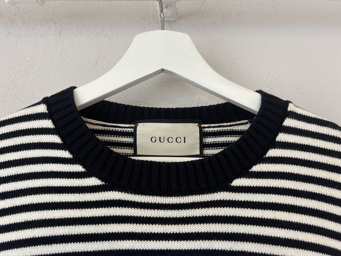 Gucci Gucci Cotton Sweater with GG Monogram - Size M Size US M / EU 48-50 / 2 - 2 Thumbnail