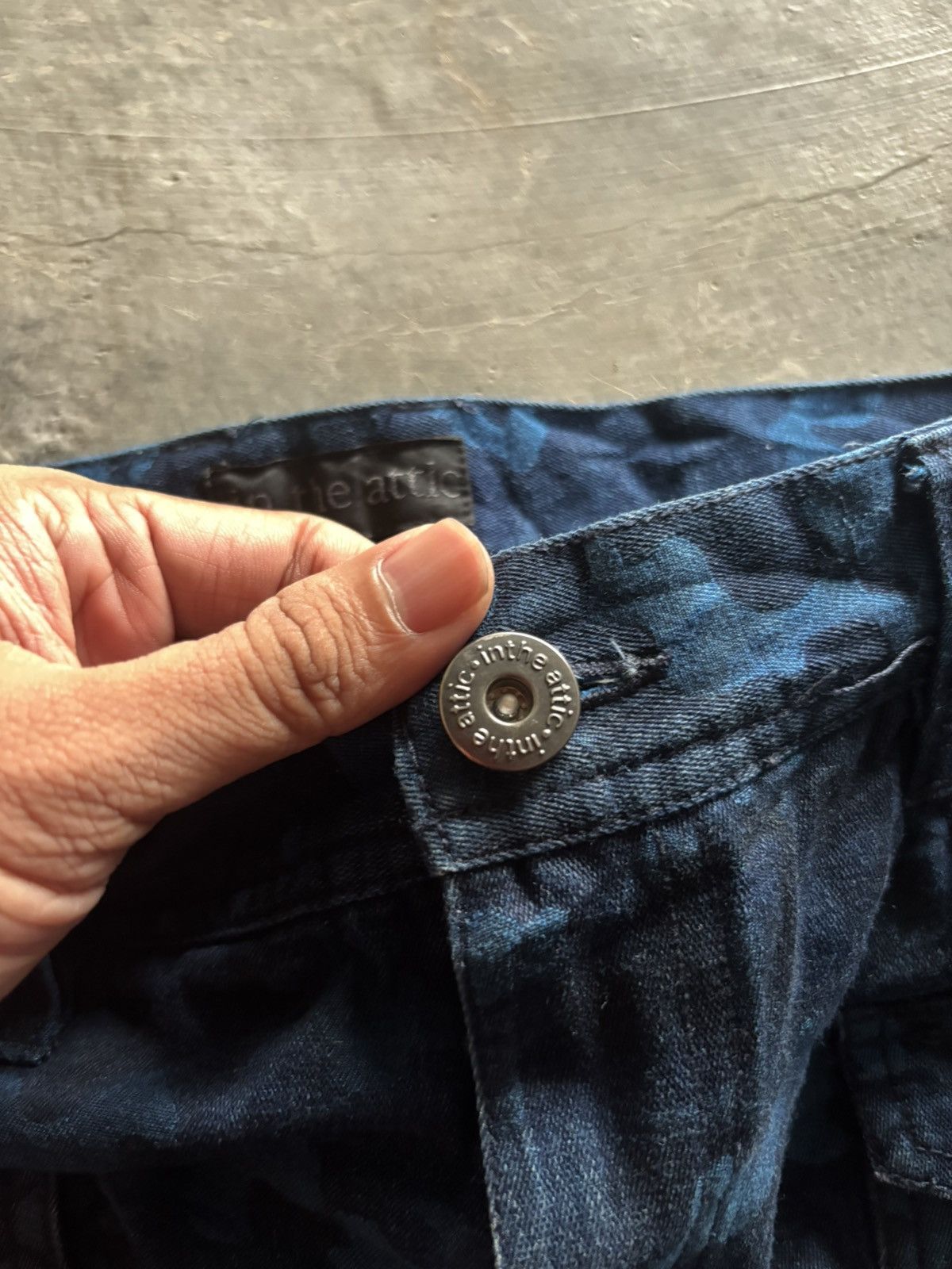 In The Attic IN THE ATTIC CAMO CARGO PANT FADE WASHED MULTIPCOKET Size US 32 / EU 48 - 3 Thumbnail