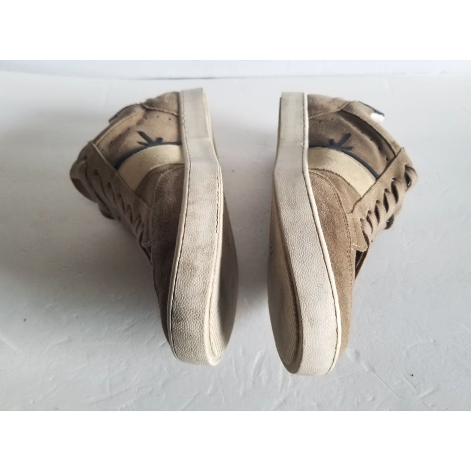 Vintage ROSS & SNOW Sneakers Mens Size 8.5 Suede Beige Italy JackPot Sand Stefano Boot Sneakers Mens Size US 9 / EU 42 - 7 Thumbnail