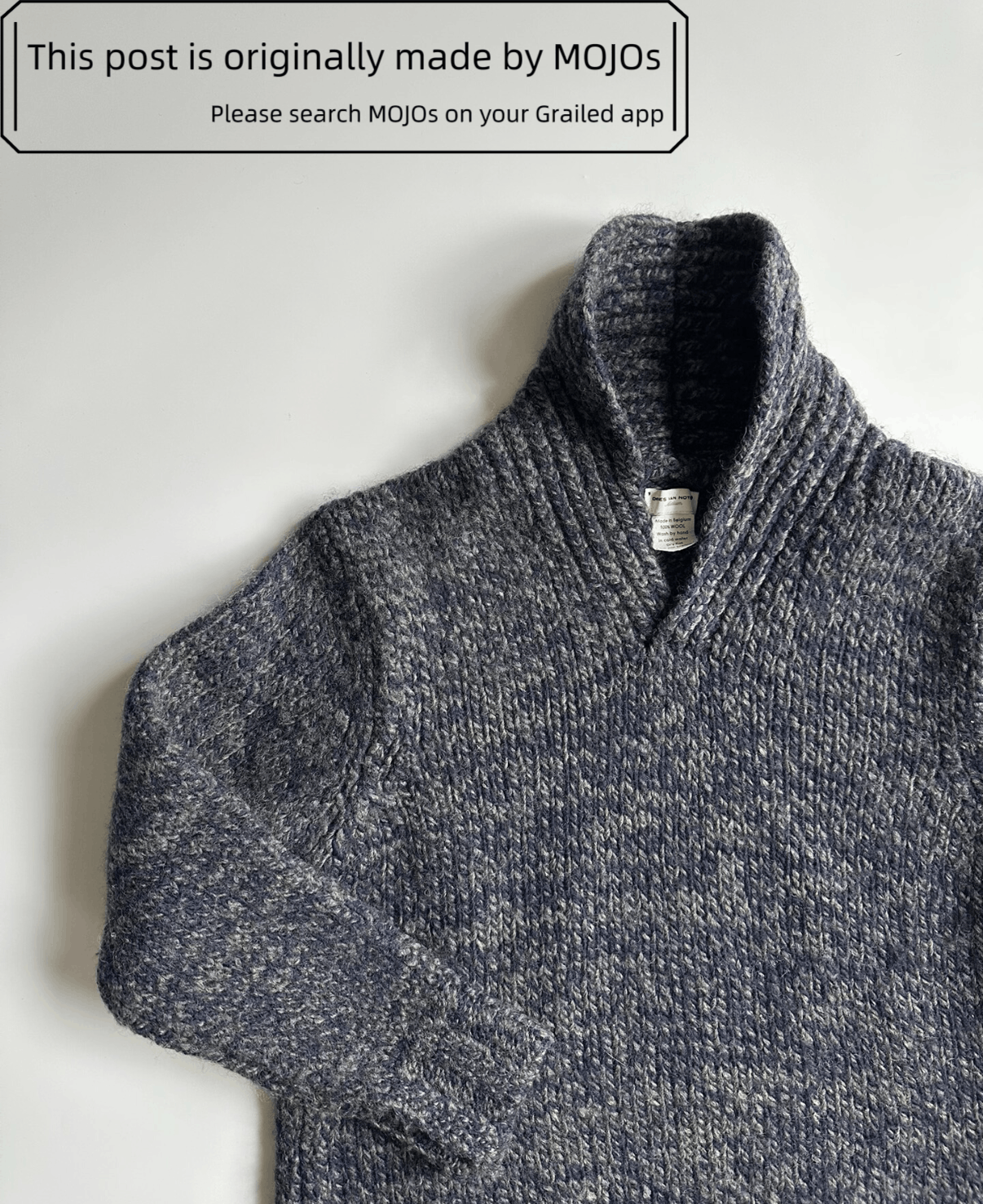 Dries Van Noten Dries Van Noten Special V Neck Knitwear mojos503121 Size US M / EU 48-50 / 2 - 2 Thumbnail