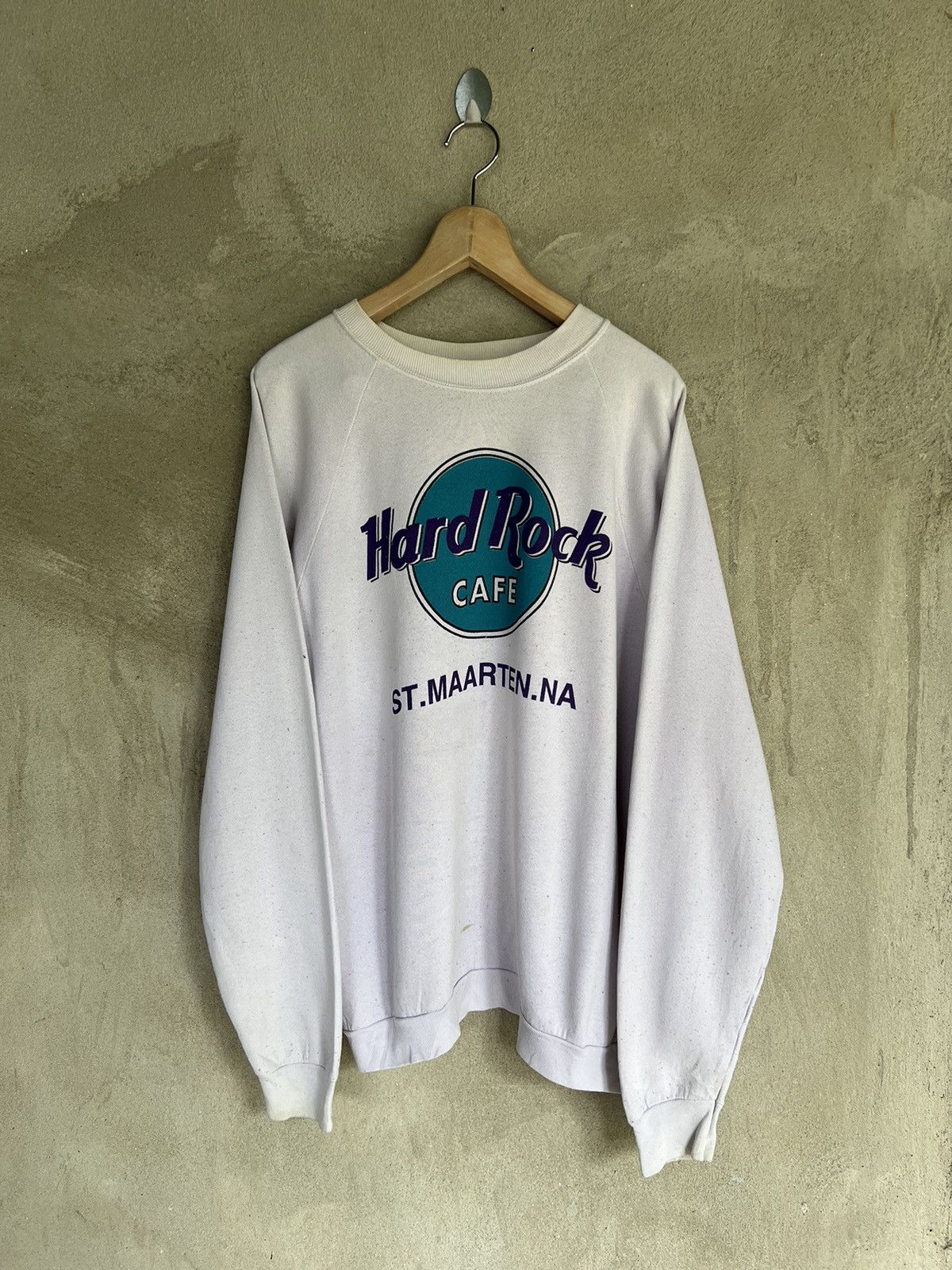 Fruit Of The Loom × Hard Rock Cafe × Vintage Vintage Hard Rock Cafe Sweatshirt Size US XL / EU 56 / 4 - 2 Thumbnail