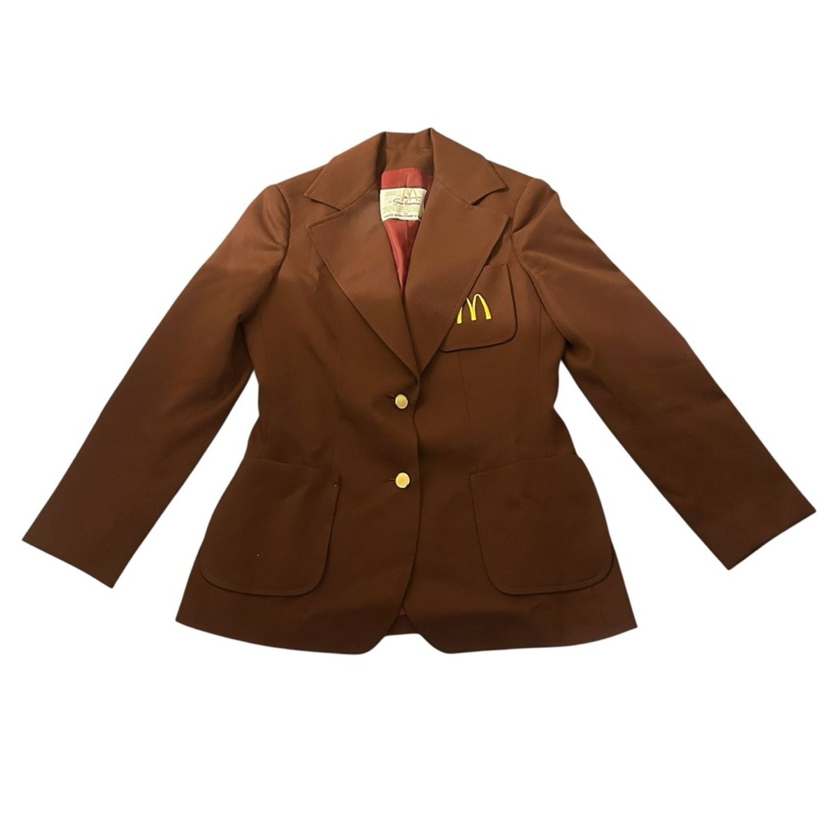 Vintage 70s Vintage McDonald’s Manager Uniform Blazer Jacket Size XS / US 0-2 / IT 36-38 - 1 Thumbnail