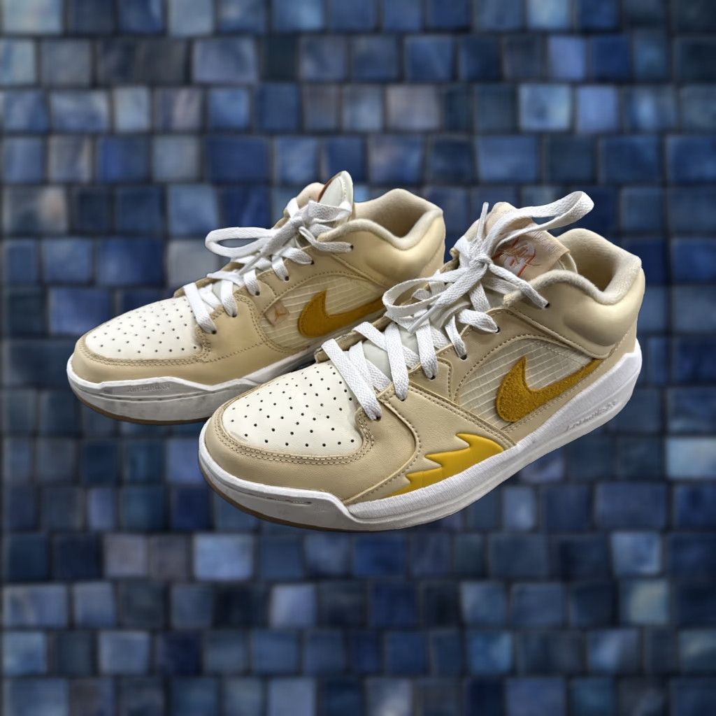 Jordan Brand Nike Jordan Stadium 90 Sneaker Women’s SZ 10 Beige Yellow Orange FN0584-200 Size US 10 / IT 40 - 1 Thumbnail