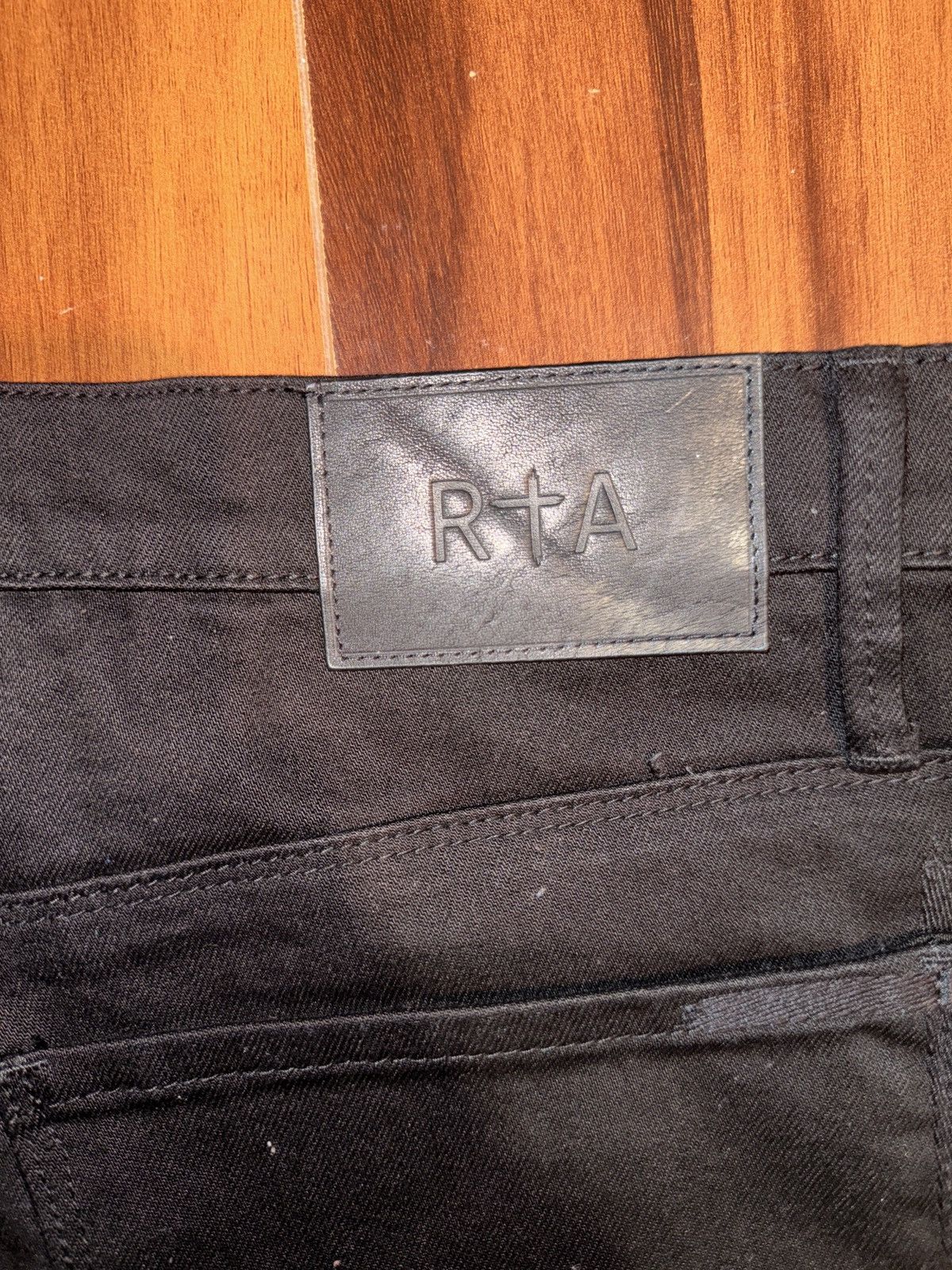 Rta BRYANT SKINNY JEAN | BLACK REST IN PEACE Size US 36 / EU 52 - 4 Thumbnail