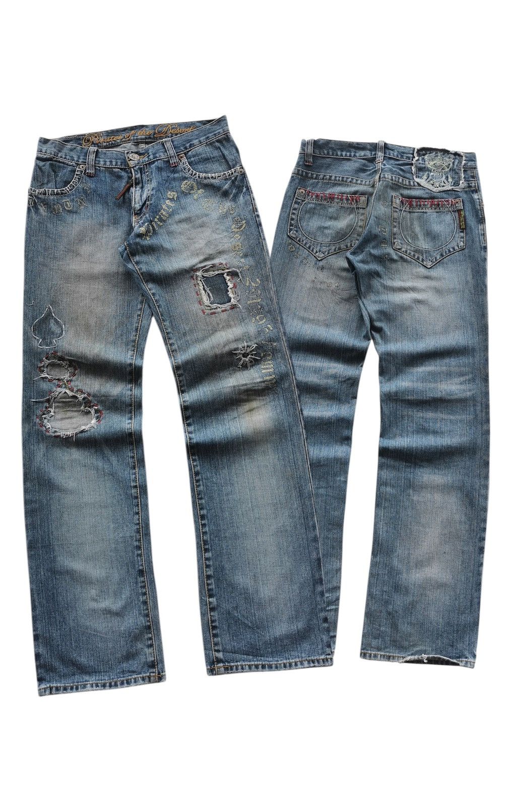 291295=Homme 291295 Homme Pirates Of The Desert Denim Jeans Size US 31 - 14 Thumbnail