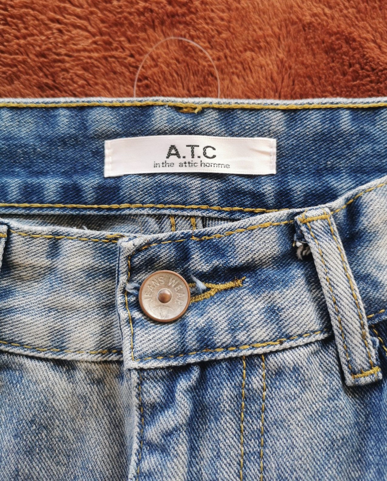 In The Attic In The Attic Homme Patchwork Crop Legs Jeans Size US 28 / EU 44 - 5 Thumbnail