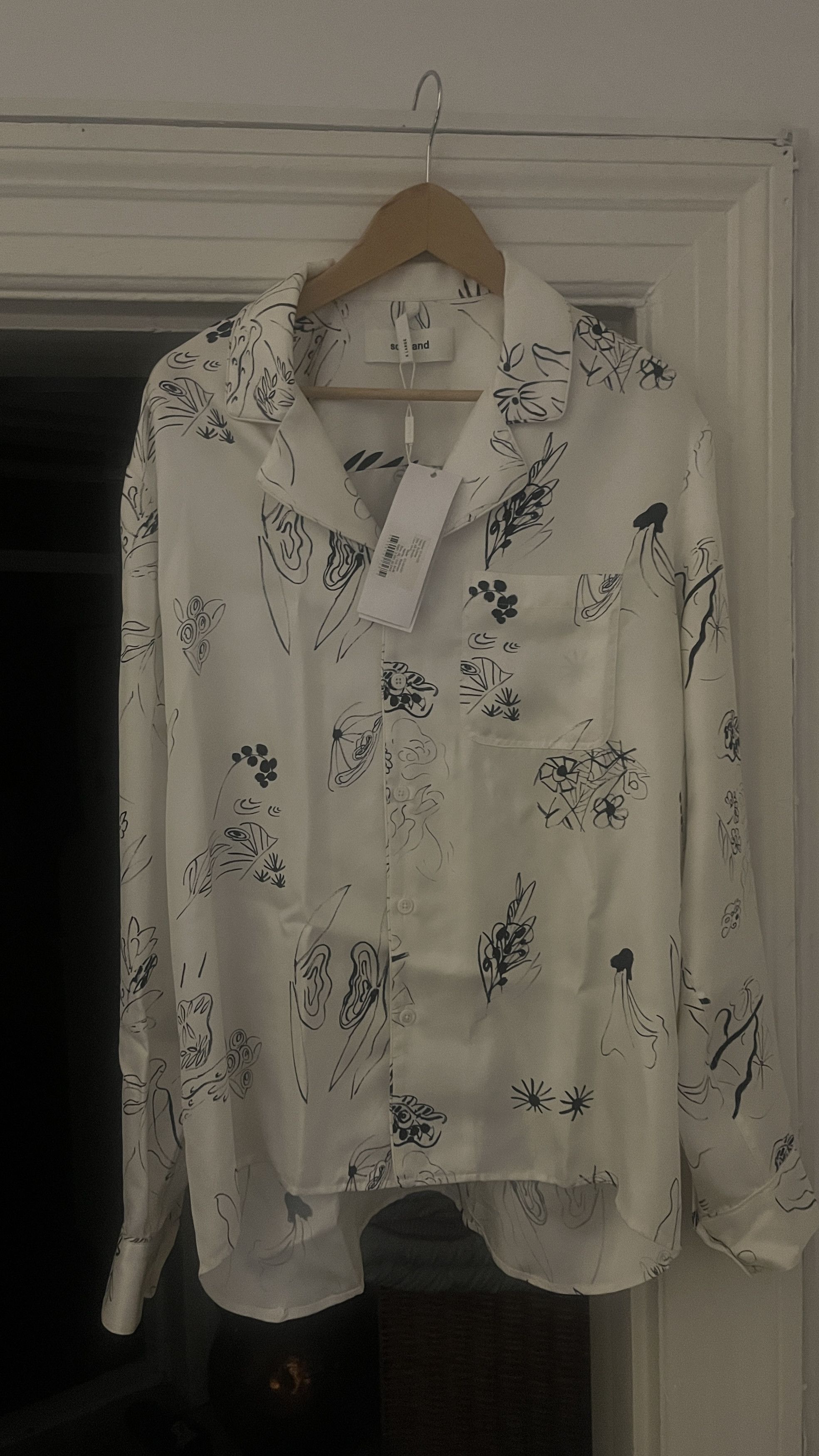 Soulland Soulland Richman 100% silk shirt, rare deadstock Size US XL / EU 56 / 4 - 1 Thumbnail