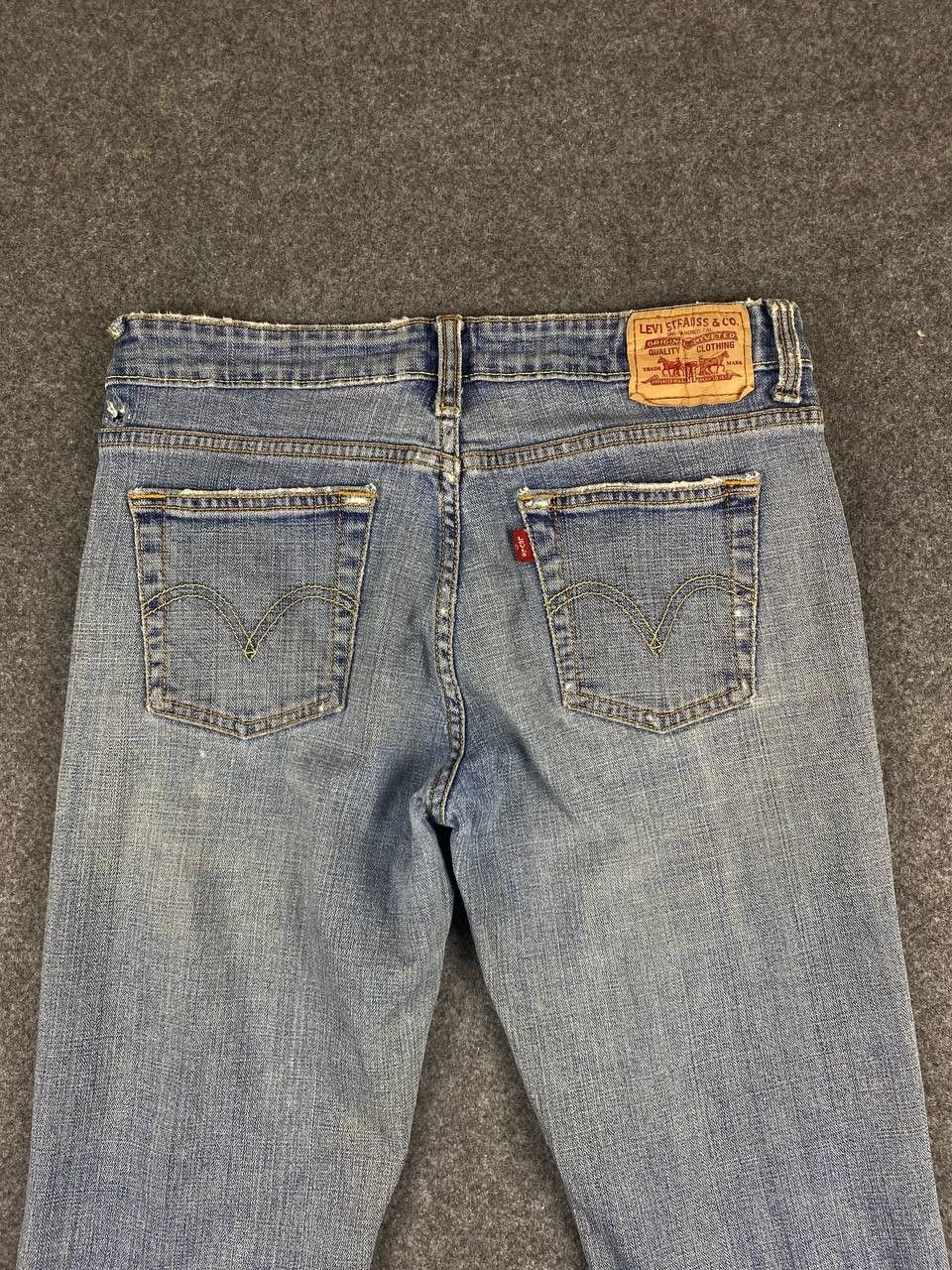 Levi's vintage levis 515 bootcut distressed denim nice design Size 32" / US 10 / IT 46 - 3 Thumbnail