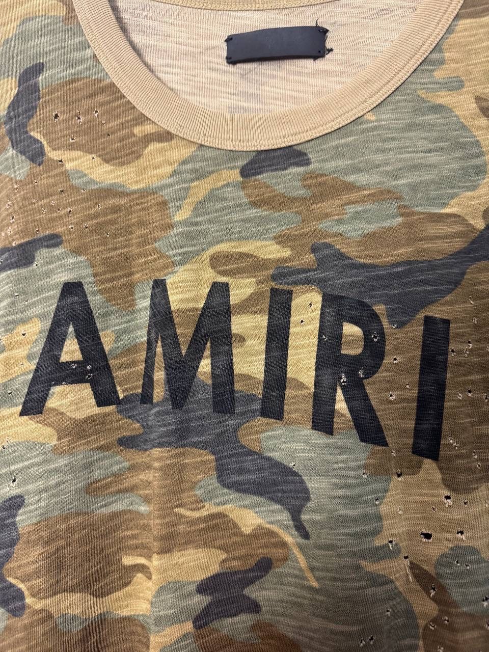 Amiri FW17 Amiri camo shotgun oversized tee Size US S / EU 44-46 / 1 - 4 Thumbnail
