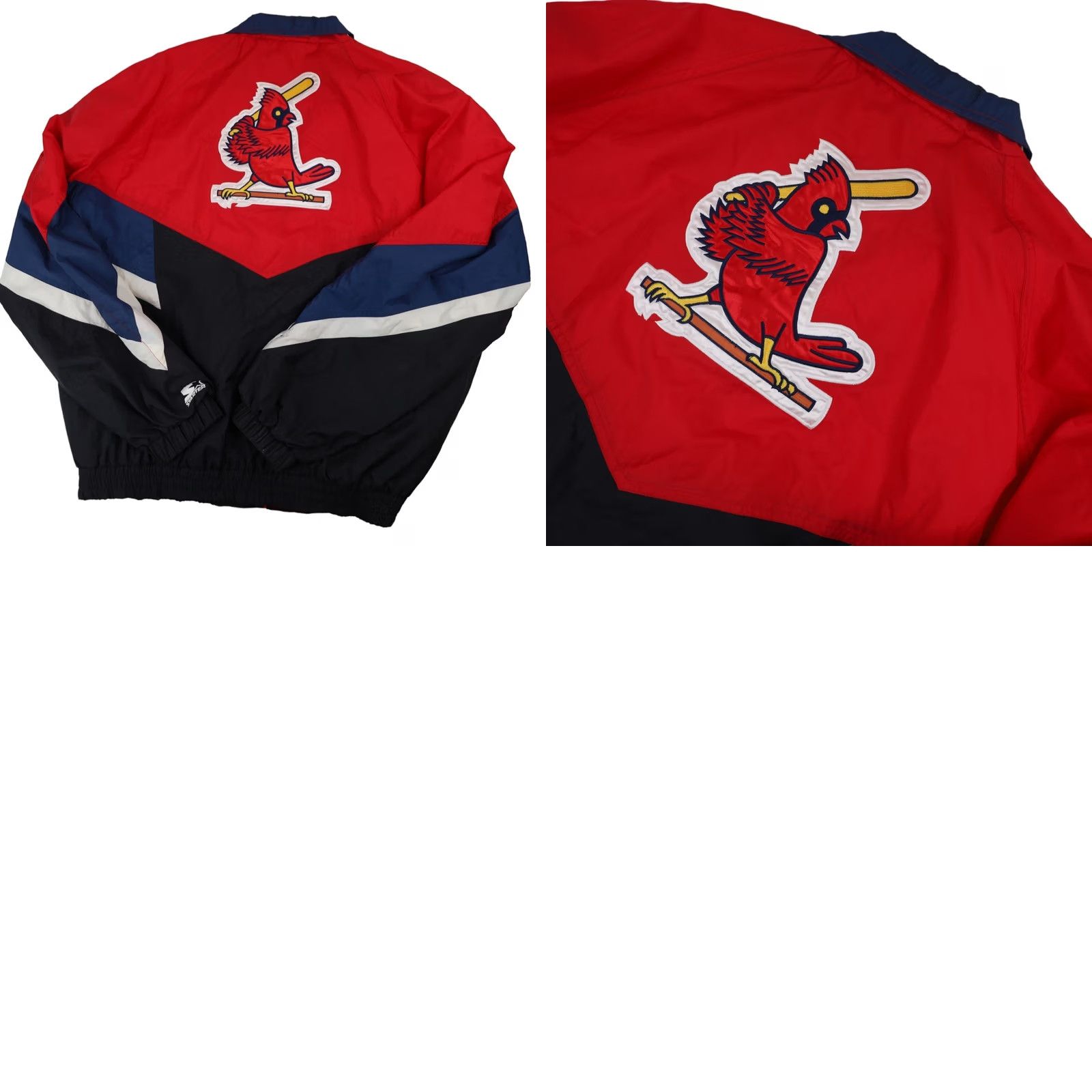 Starter VINTAGE Starter Saint Louis Cardinals Windbreaker Jacket Mens XXL Red Size US XXL / EU 58 / 5 - 8 Thumbnail