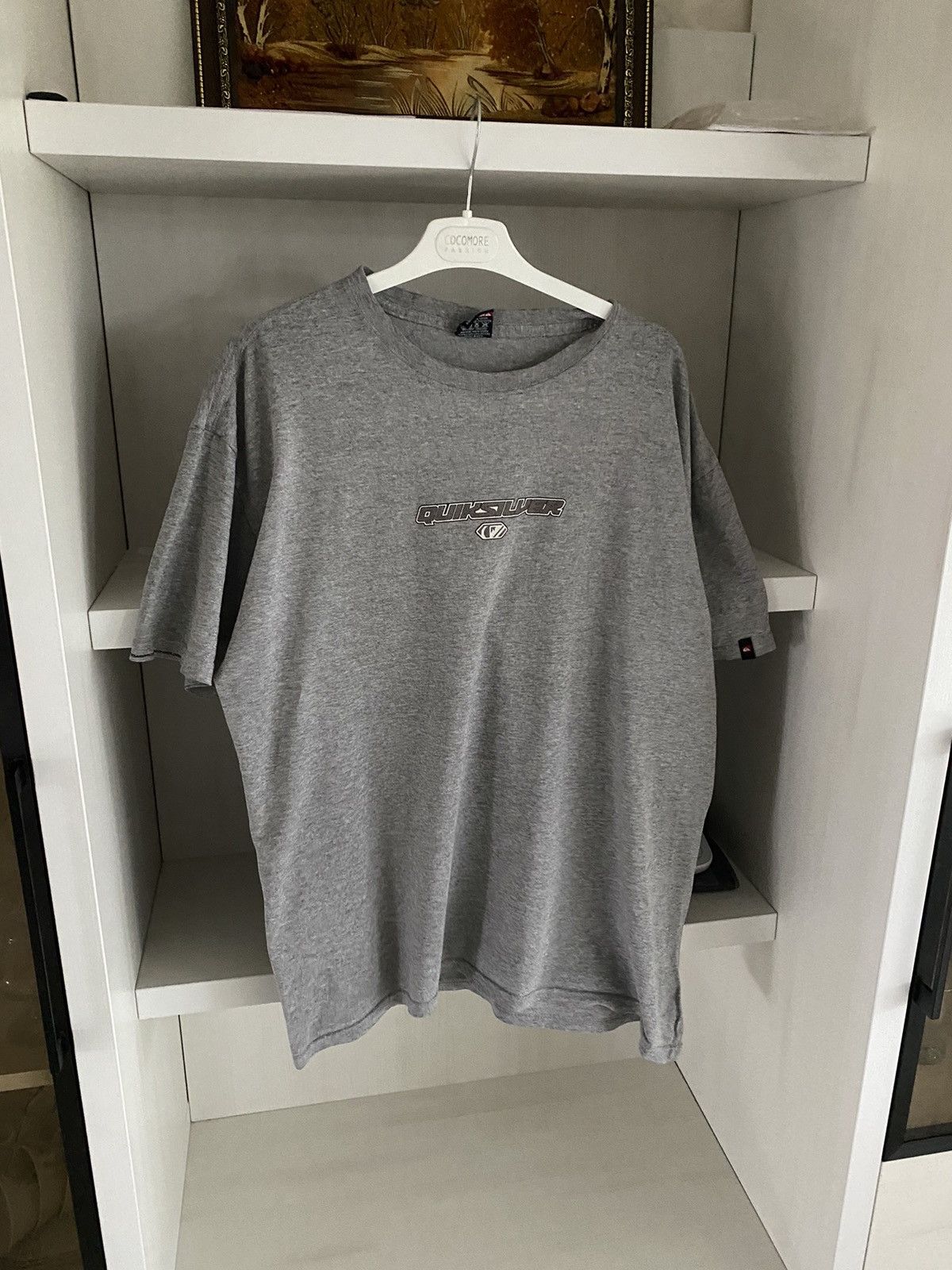 Quiksilver 00s Quiksilver t-shirt surf merch big logo y2k Size US L / EU 52-54 / 3 - 2 Thumbnail