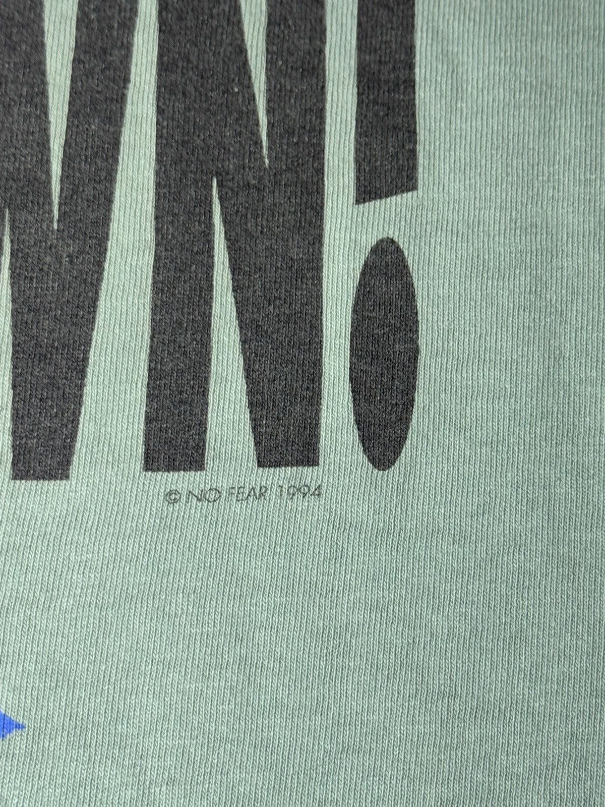 No Fear 90s No Fear Death Is Natures Way To Say Slow Down T Shirt Size US L / EU 52-54 / 3 - 5 Thumbnail