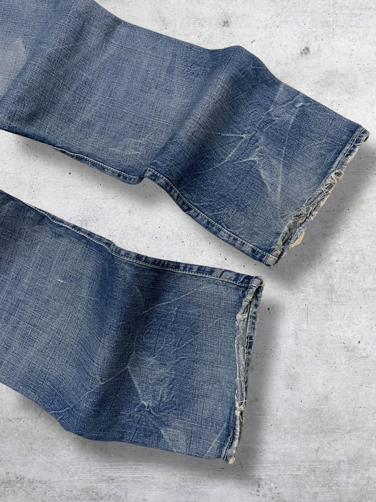 semanticdesign VINTAGE EZRA FITCH RARE JAPAN DESIGNER 90S MUWASH DENIM Size US 30 / EU 46 - 12 Thumbnail