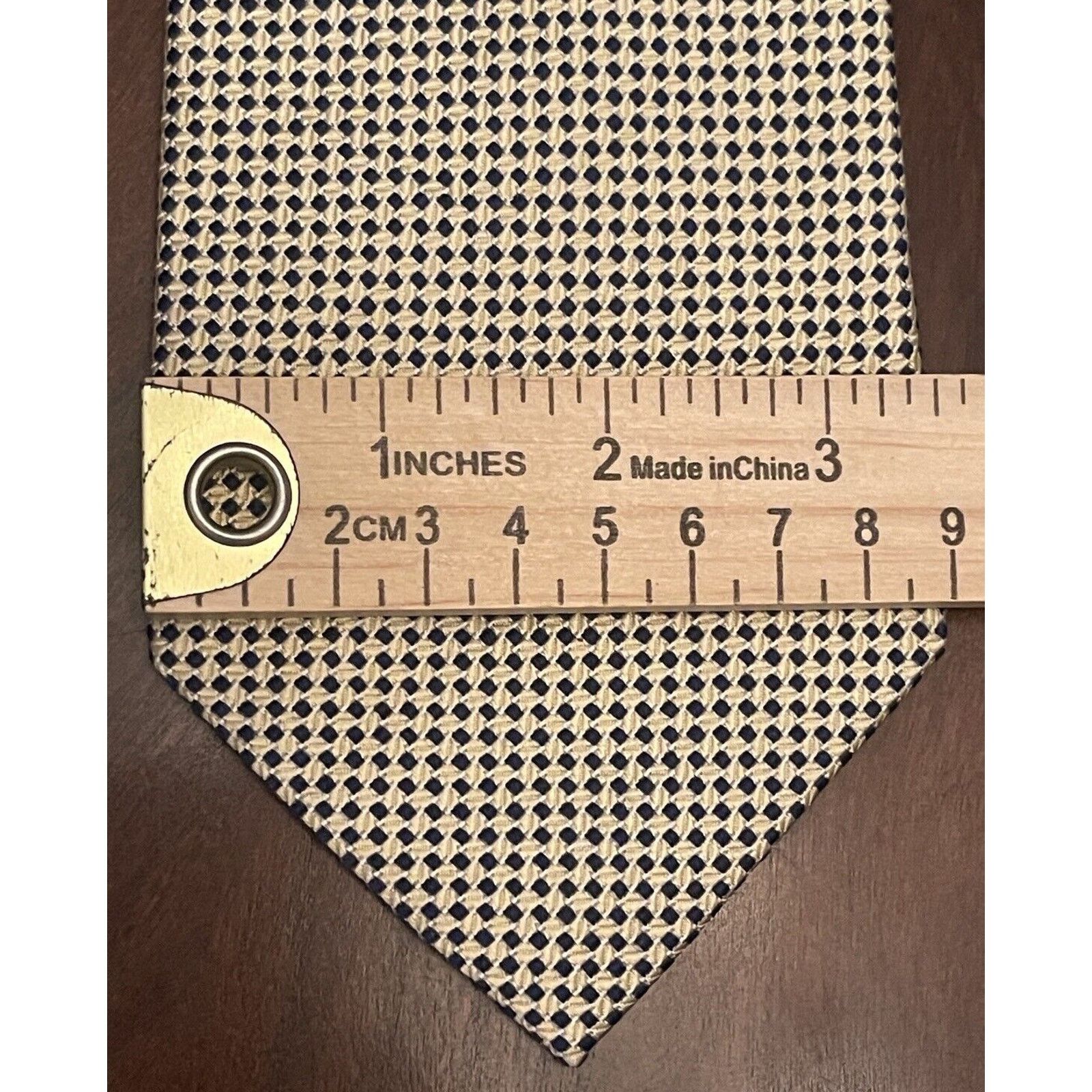 Jos. A. Bank Jos. A. Bank Signature Collection Gold Blue Hand Made Silk Size ONE SIZE - 4 Thumbnail