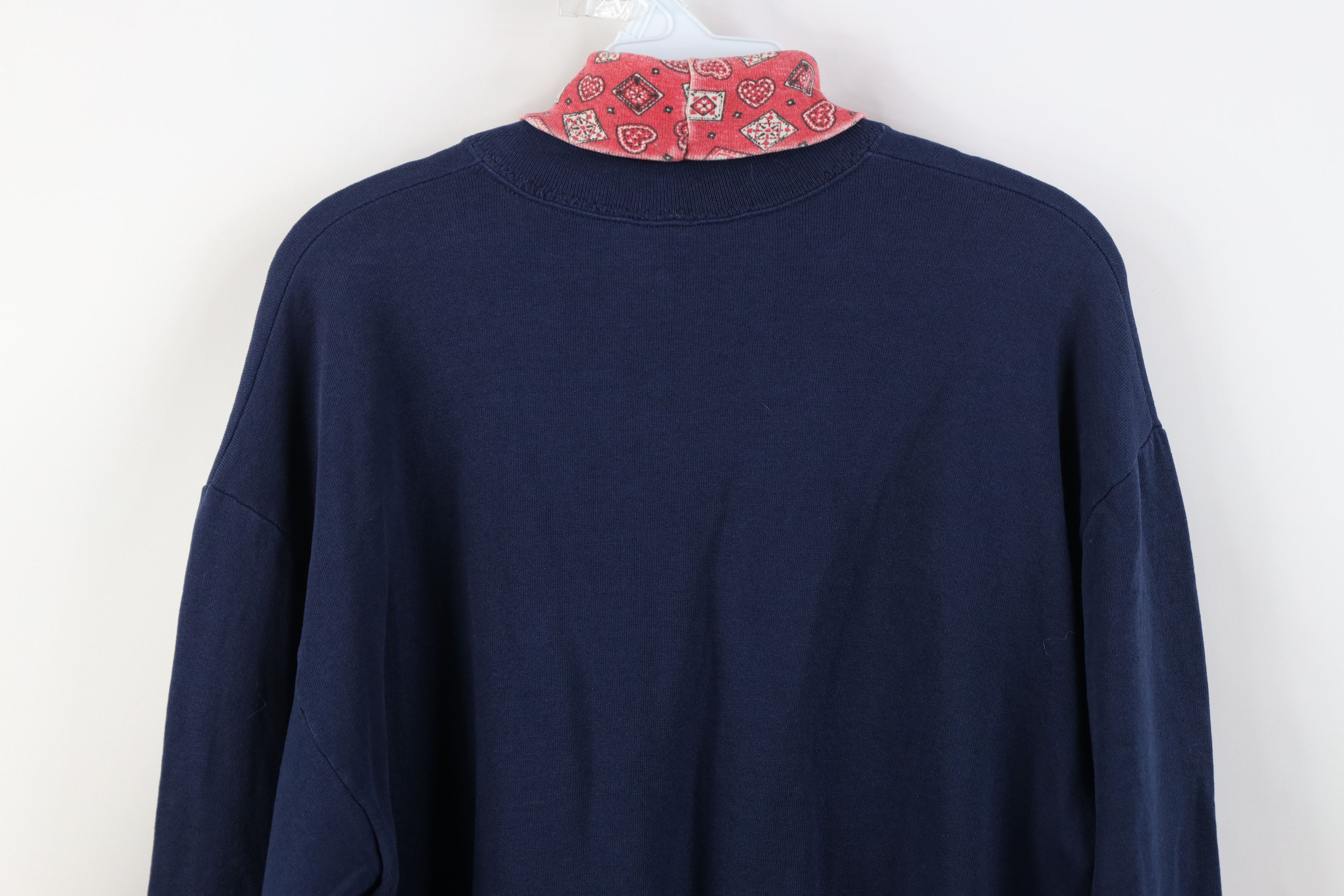 Vintage Vintage 90s Western Cowgirl Dog Turtleneck Sweatshirt USA Size M / US 6-8 / IT 42-44 - 14 Thumbnail