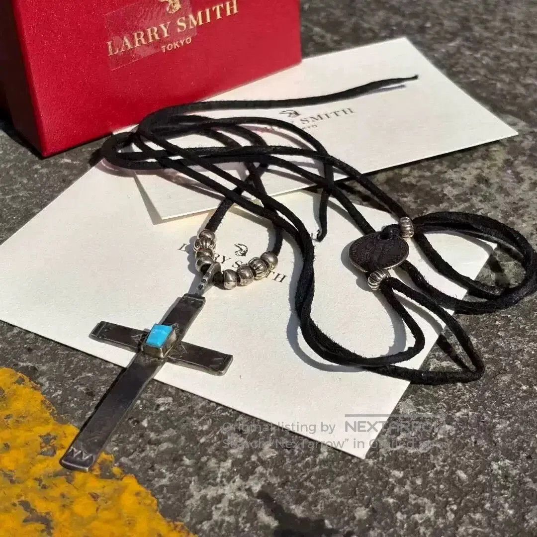 Larry Smith Larry Smith Turquoise Cross Necklace. Size ONE SIZE - 5 Thumbnail