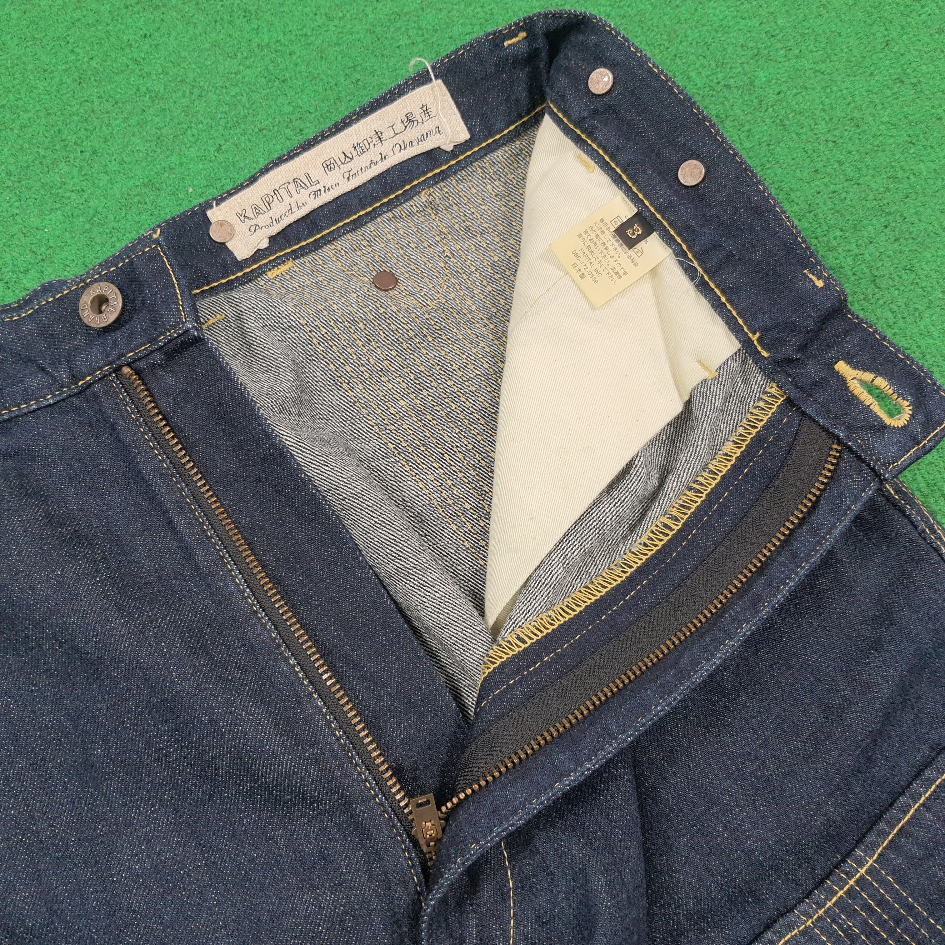 Kapital Vintage KAPITAL Japan Denim Monkey Stitching Pants C297N20 Size US 32 / EU 48 - 5 Thumbnail