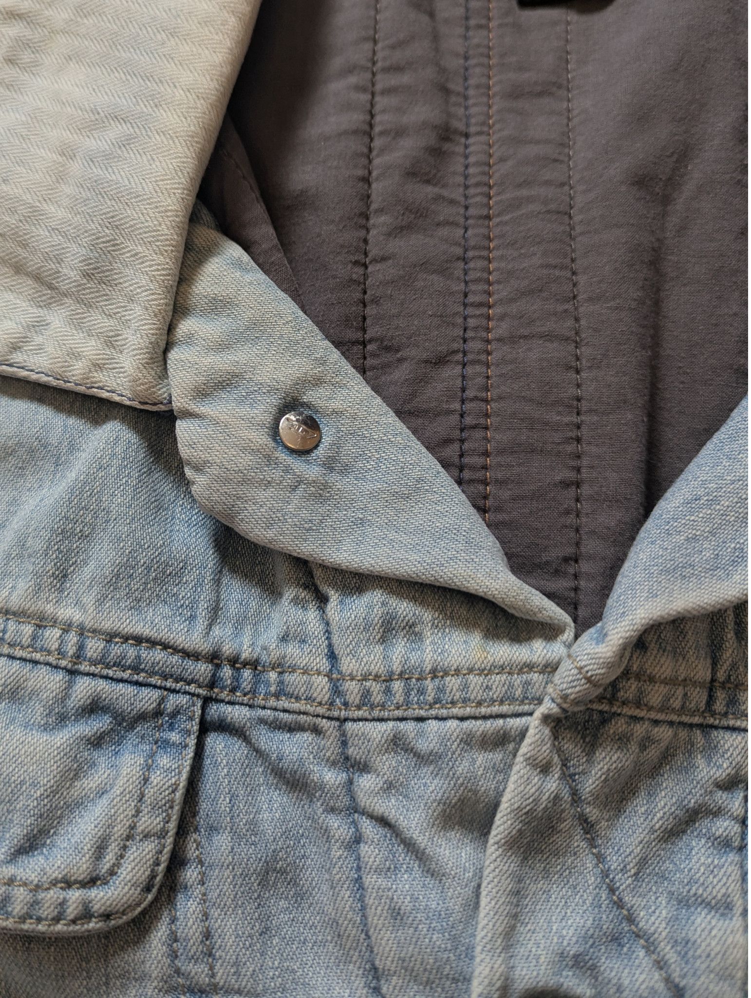 Diesel Vintage Diesel Denim Jacket Distressed Y2K Size US XXL / EU 58 / 5 - 14 Thumbnail