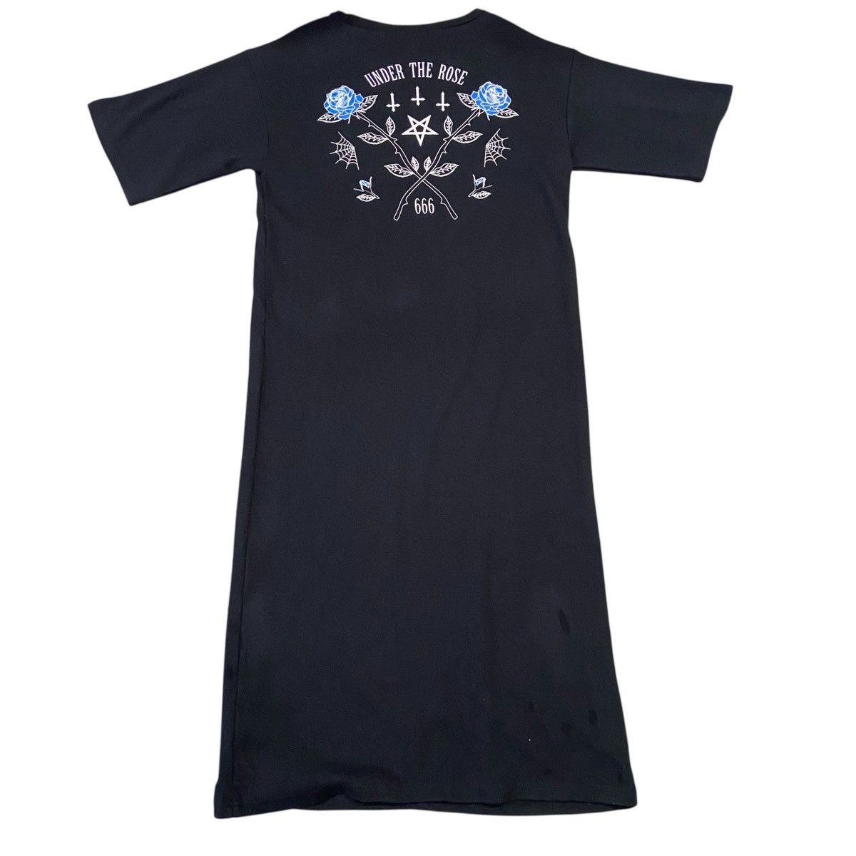 Japanese Brand Hell Cats Punks Maxi Tshirt Dress Goth Punk Size US M / EU 48-50 / 2 - 2 Thumbnail