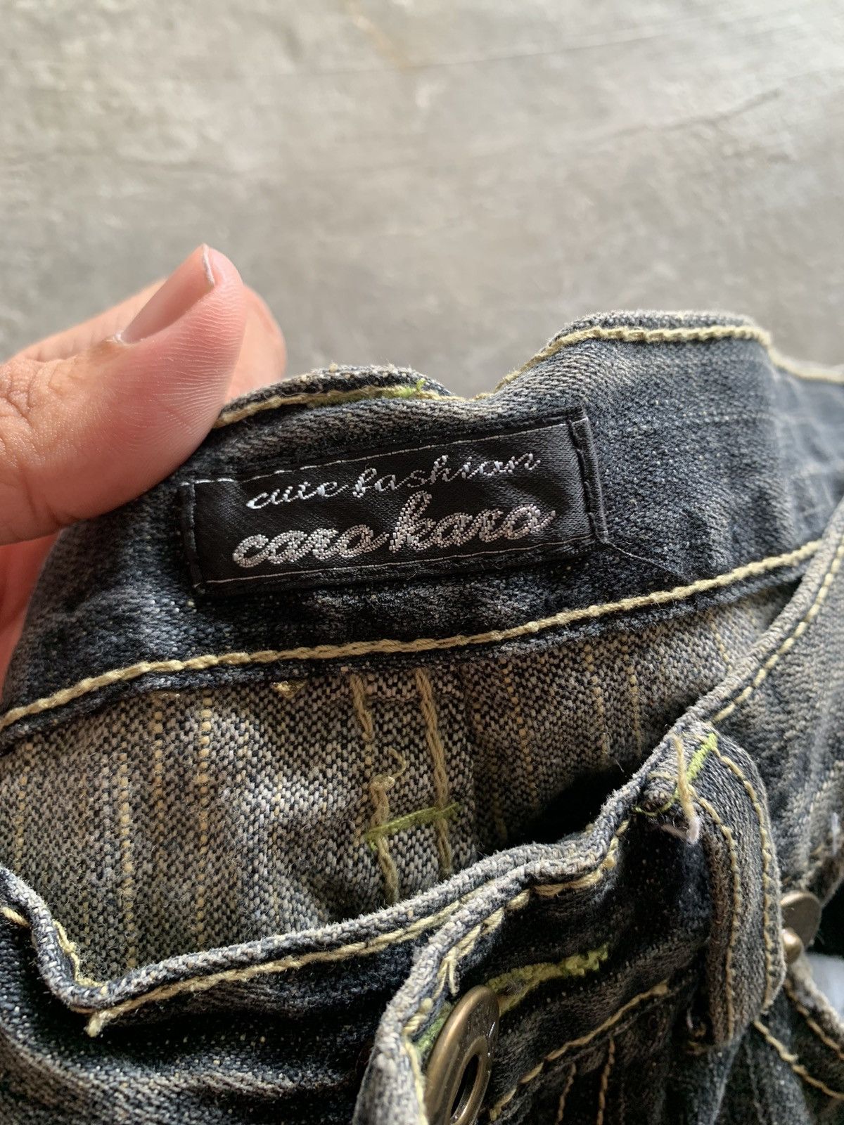20471120 × Designer × Japanese Brand flare i6w9 lgb inspired jeans distressed japanese style Size 30" / US 8 / IT 44 - 3 Thumbnail