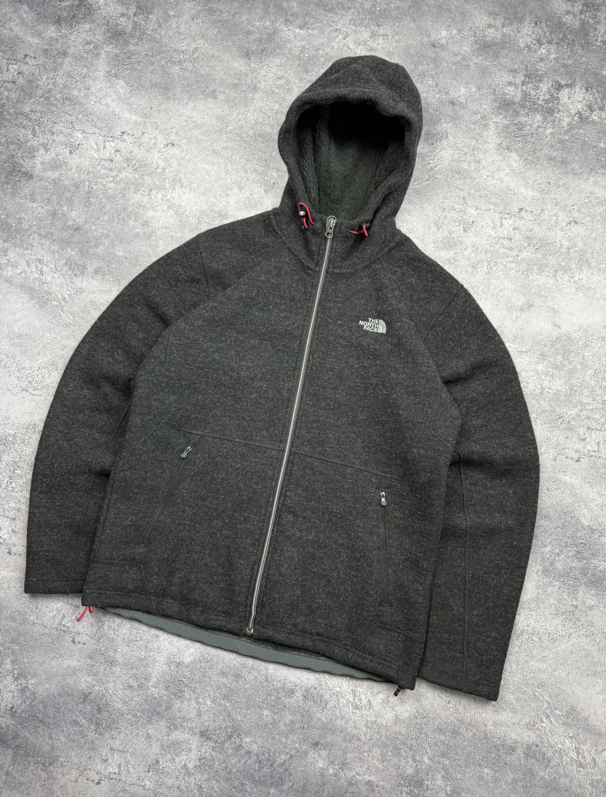 The North Face Vintage The North Face Fleece Zip Up Hooded Jacket Size US M / EU 48-50 / 2 - 2 Thumbnail