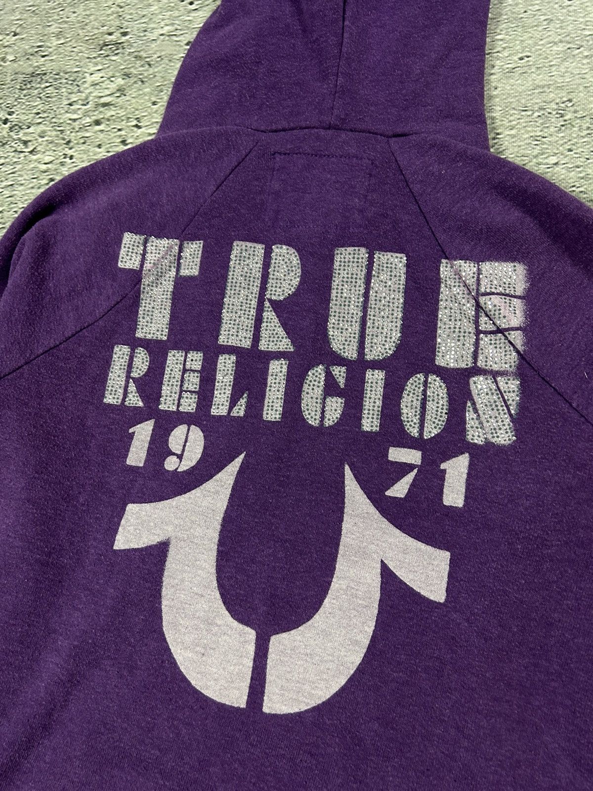 True Religion True Religion vintage zip hoodie purple Rhinestones Y2K Size S / US 4 / IT 40 - 9 Thumbnail