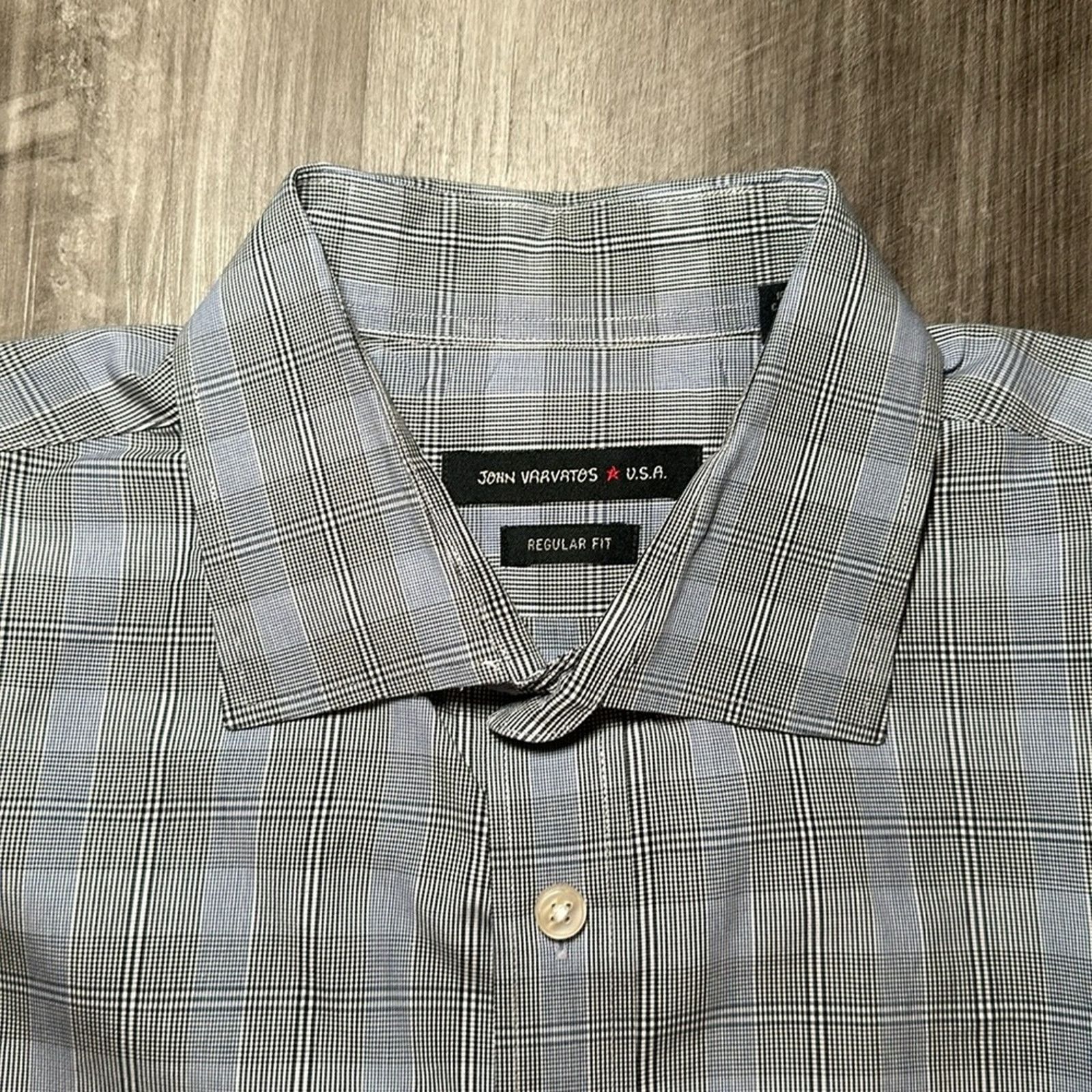 John Varvatos John Varvatos Regular Fit Long Sleeve - 16.5 34/35 (Large) Size US L / EU 52-54 / 3 - 6 Thumbnail