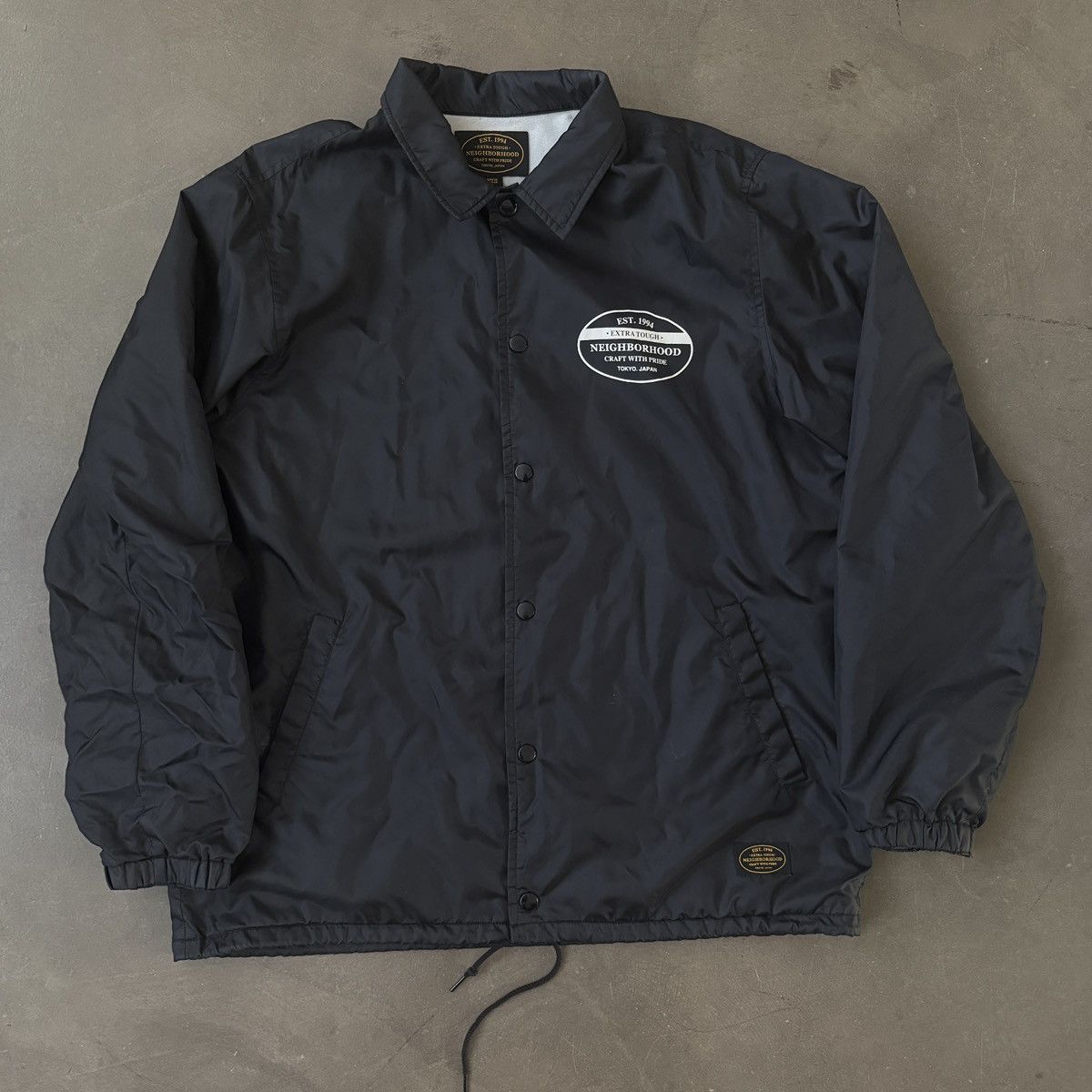 Neighborhood Neighborhood Extra Tough Black Coach Jacket 2015 Size US L / EU 52-54 / 3 - 1 Thumbnail