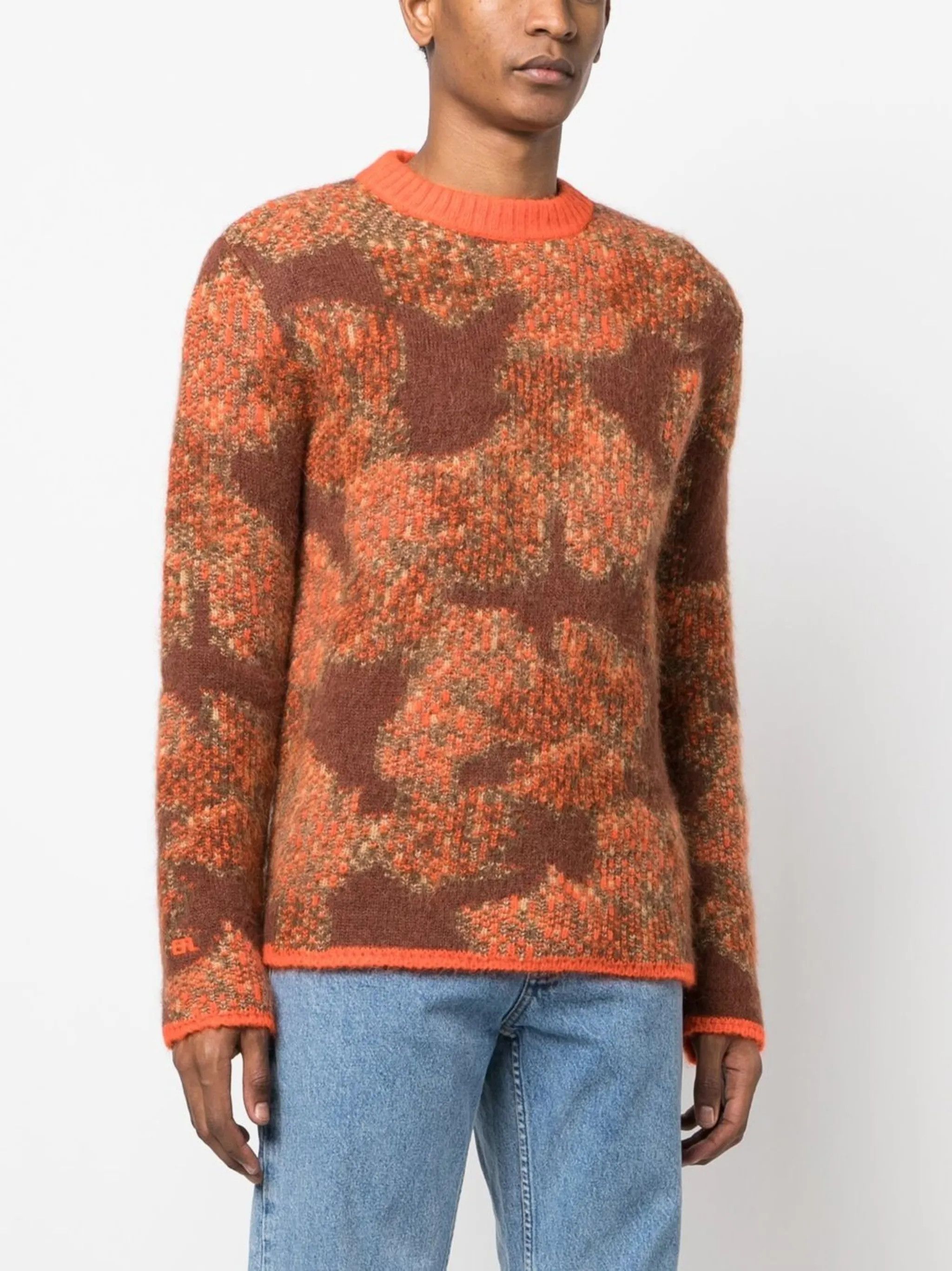 ERL o1y0125 Crewneck Sweater in Multicolor Size US M / EU 48-50 / 2 - 2 Thumbnail
