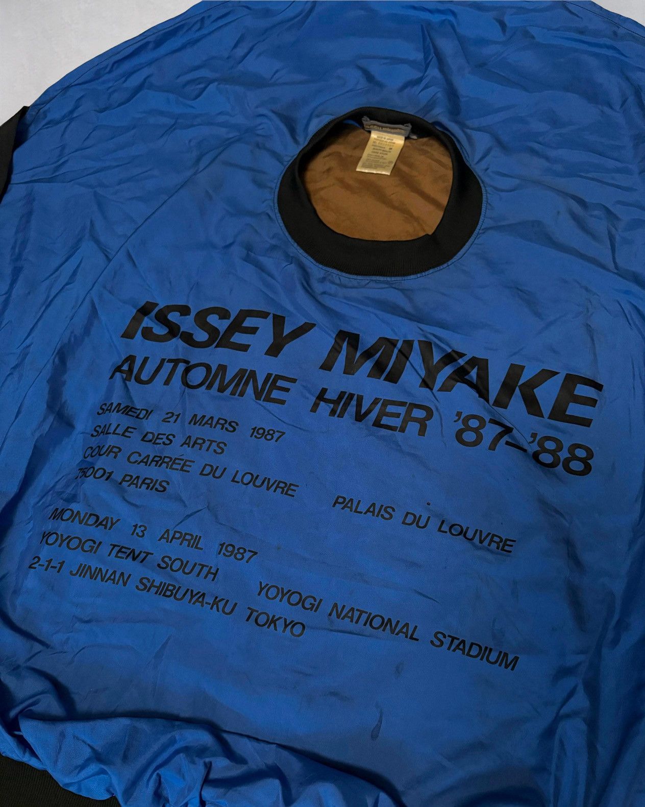 Issey Miyake A/W87 Issey Miyake Nylon Circle Pattern Staff Crewneck Size US M / EU 48-50 / 2 - 2 Thumbnail