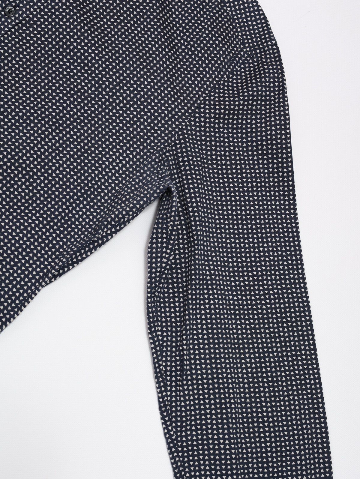 Gucci Gucci Triangle Pattern Printed Long Sleeve Shirt Cotton Size US S / EU 44-46 / 1 - 6 Thumbnail