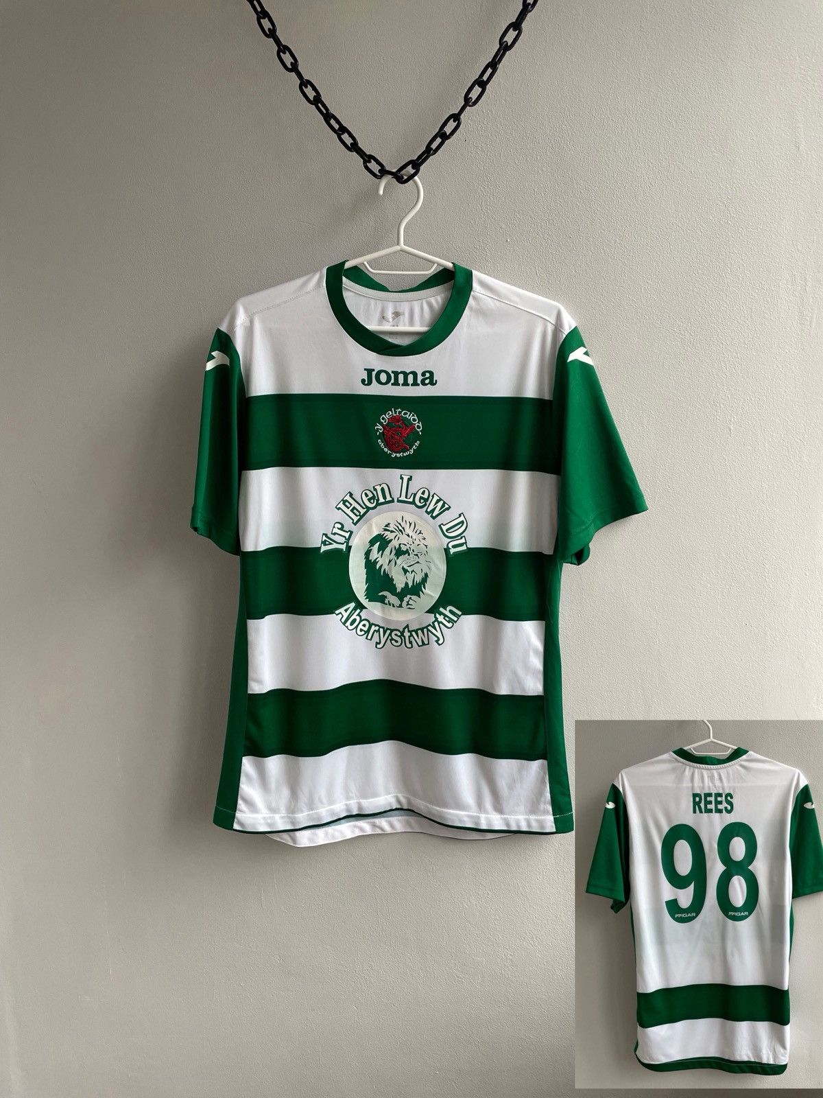 Joma Y Geltaidd Aberystwyth REES #98 Football Soccer Jersey Shirt Size US M / EU 48-50 / 2 - 1 Thumbnail