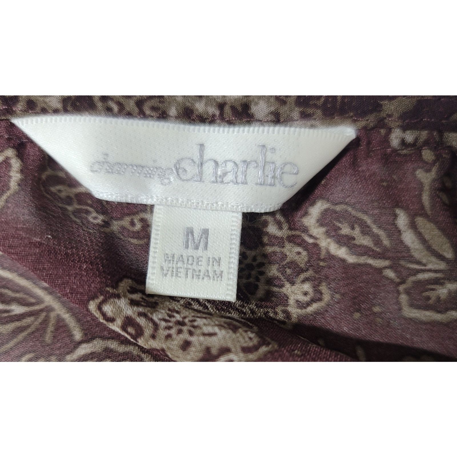 Other Charming Charlie Brown Floral Peplum Sheer Top Medium Size M / US 6-8 / IT 42-44 - 4 Thumbnail