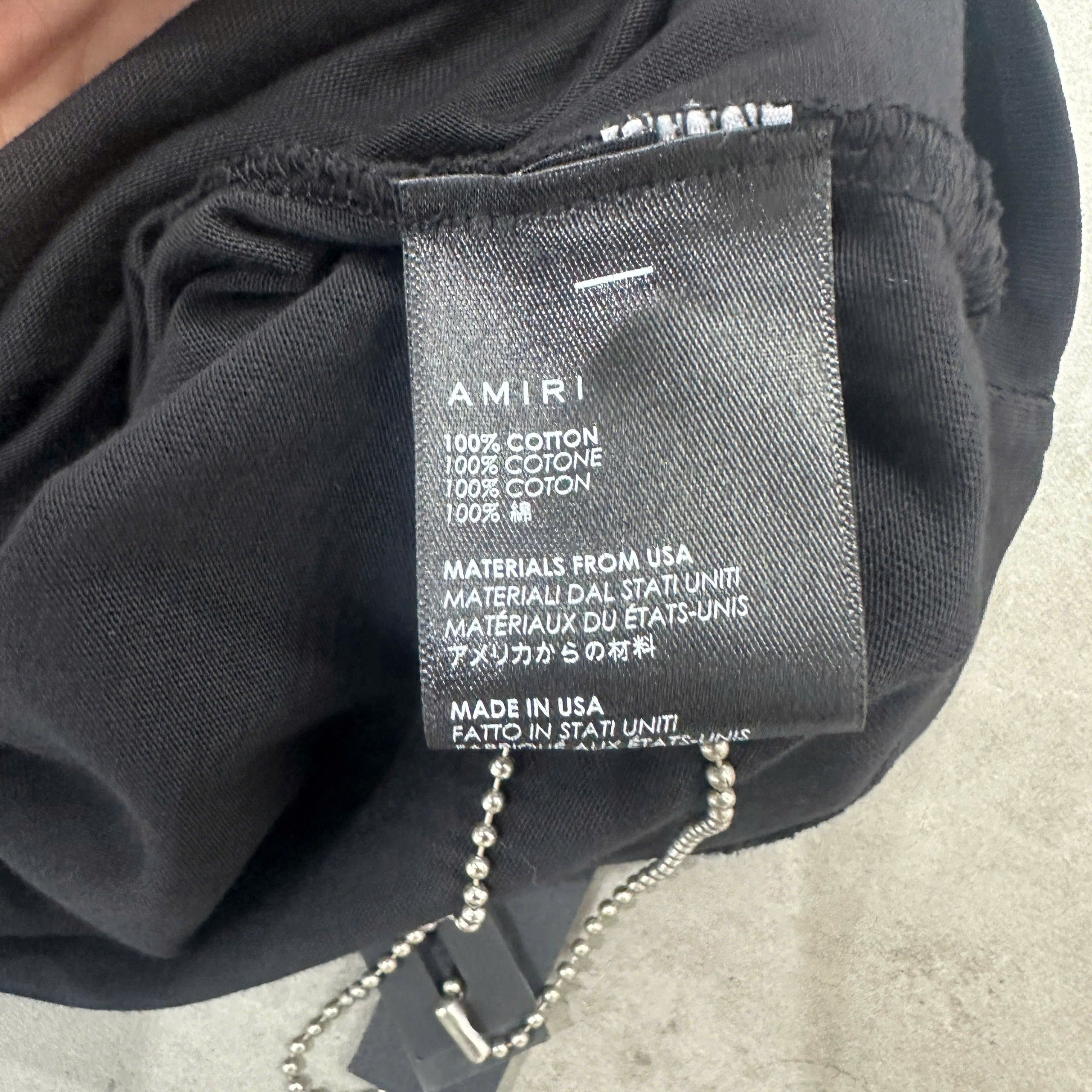 Amiri AMIRI Core Black Blue Tee T-Shirt Size M / US 6-8 / IT 42-44 - 4 Thumbnail