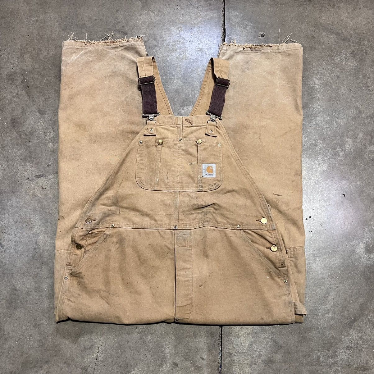 Carhartt × Vintage Vintage 90s Carhartt Double Knee Carpenter Pant Bibs Overall Size US 42 / EU 58 - 1 Thumbnail