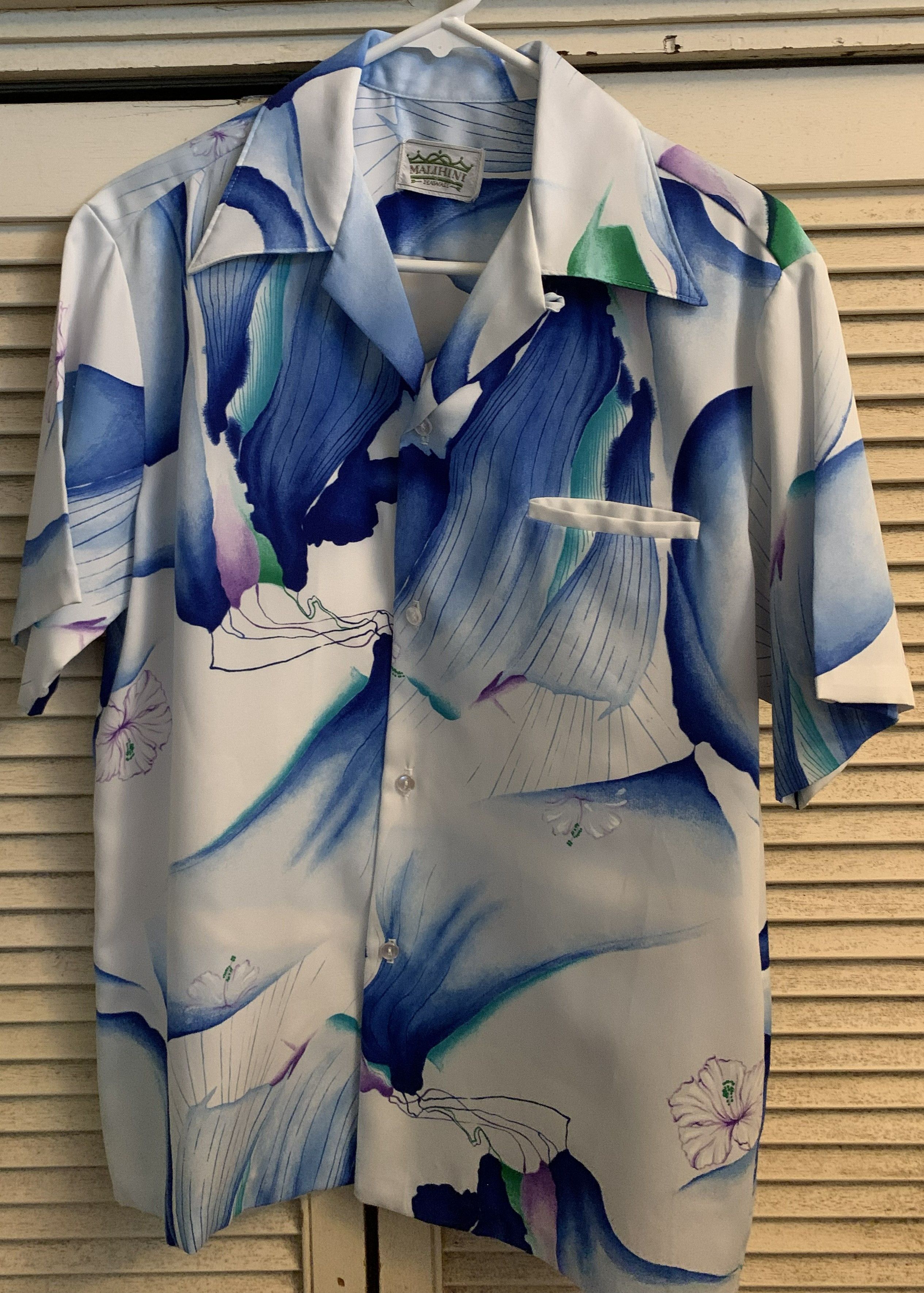 Other Vtg 60s Malihini Hawaii Aloha M Watercolor Hibiscus Floral Size US M / EU 48-50 / 2 - 1 Thumbnail