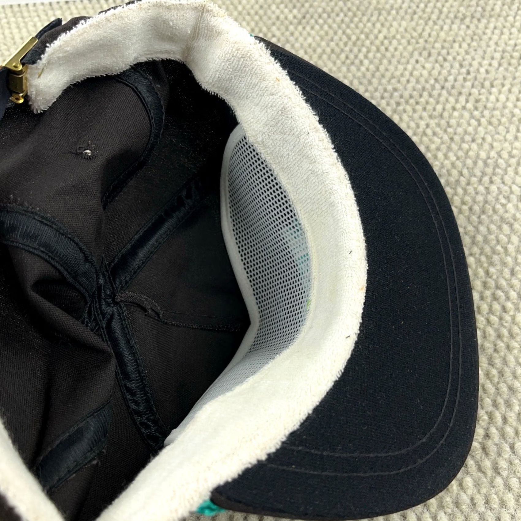 Coal VINTAGE Siemens Hat Cap Snap Back Trucker Rope Black Blue Made In USA 90s Coal F Size ONE SIZE - 6 Thumbnail