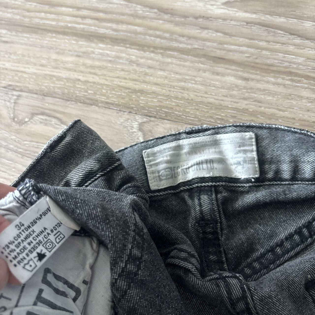 Ecko Unltd. Crazy Vintage Y2K/2000s Grunge Faded Black Ecko Denim Jeans! 34x31 Size US 34 / EU 50 - 8 Thumbnail