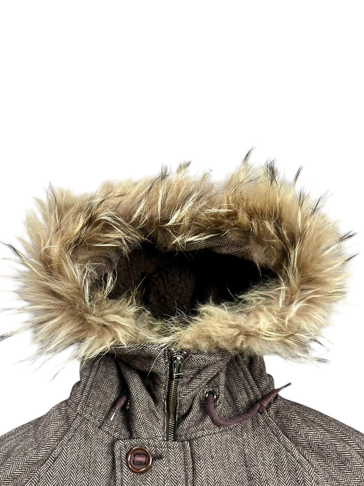 URBAN RESEARCH DOORS 2000s Urban Research - Fur Hoodie Apocalypse Jacket Size US M / EU 48-50 / 2 - 15 Thumbnail