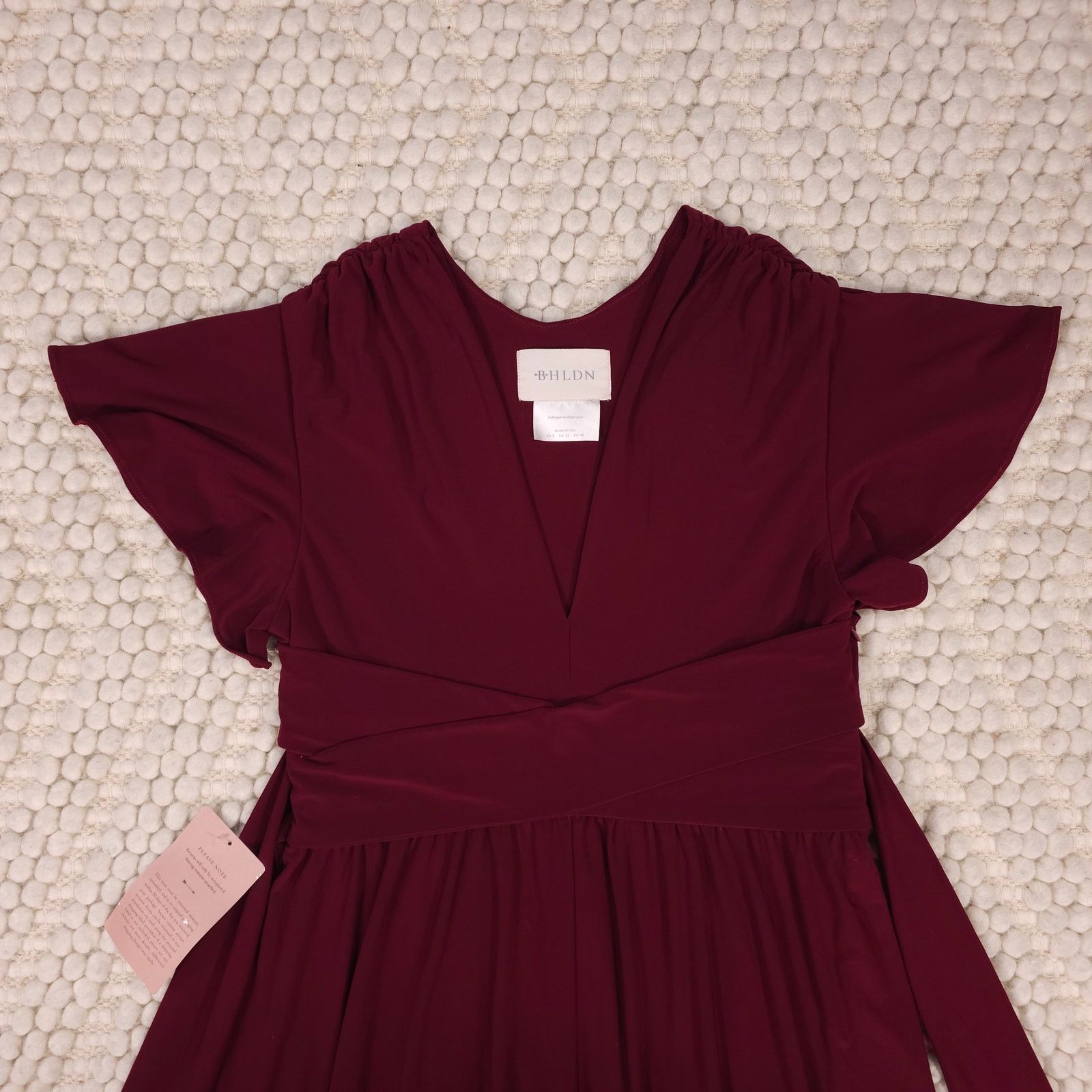 Anthropologie NWT Anthropologie BHLDN Mendoza Dress Burgundy Red Sz 8 Size M / US 6-8 / IT 42-44 - 8 Thumbnail