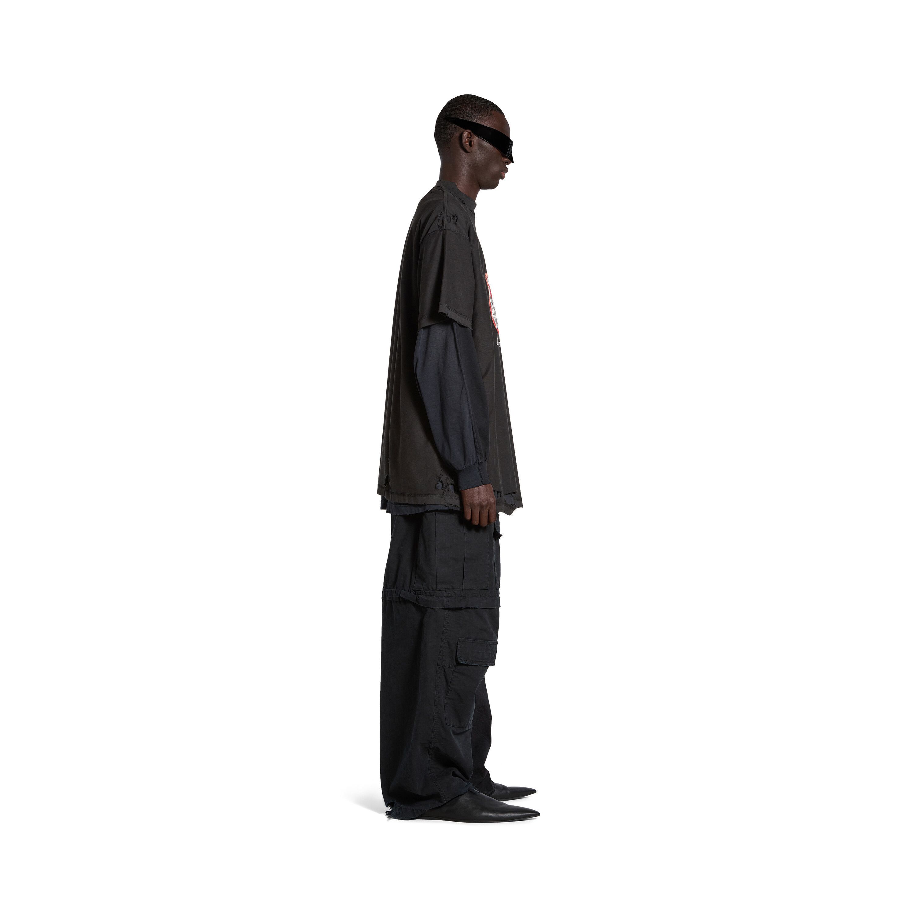 Balenciaga o1la1rc1a0625 Antwerpen Inside-Out T-Shirt Oversized Black Size US S / EU 44-46 / 1 - 3 Thumbnail